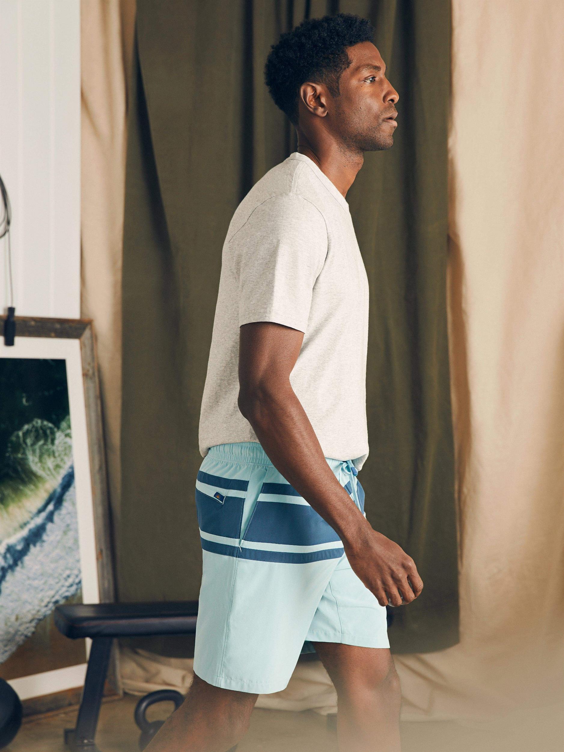 Shorelite Active Swim Short (7" Inseam) - Shore Teal Male Product Image