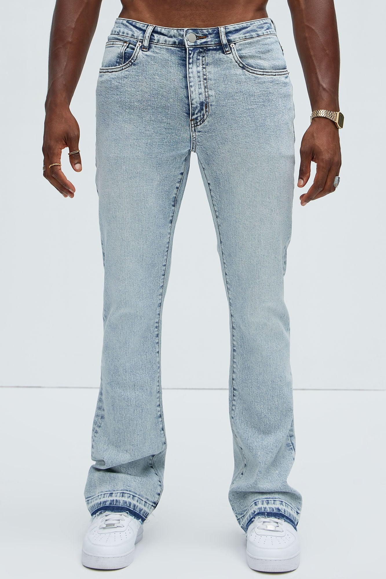 Cornell Slim Flare Jeans - Light Wash Product Image