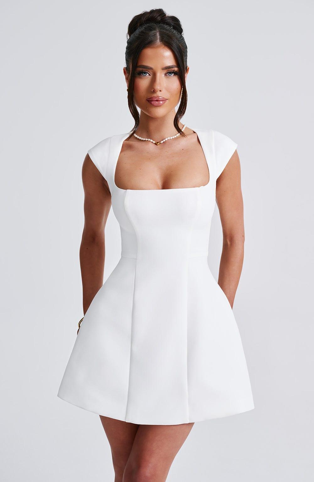 Lena Mini Dress - Ivory Product Image