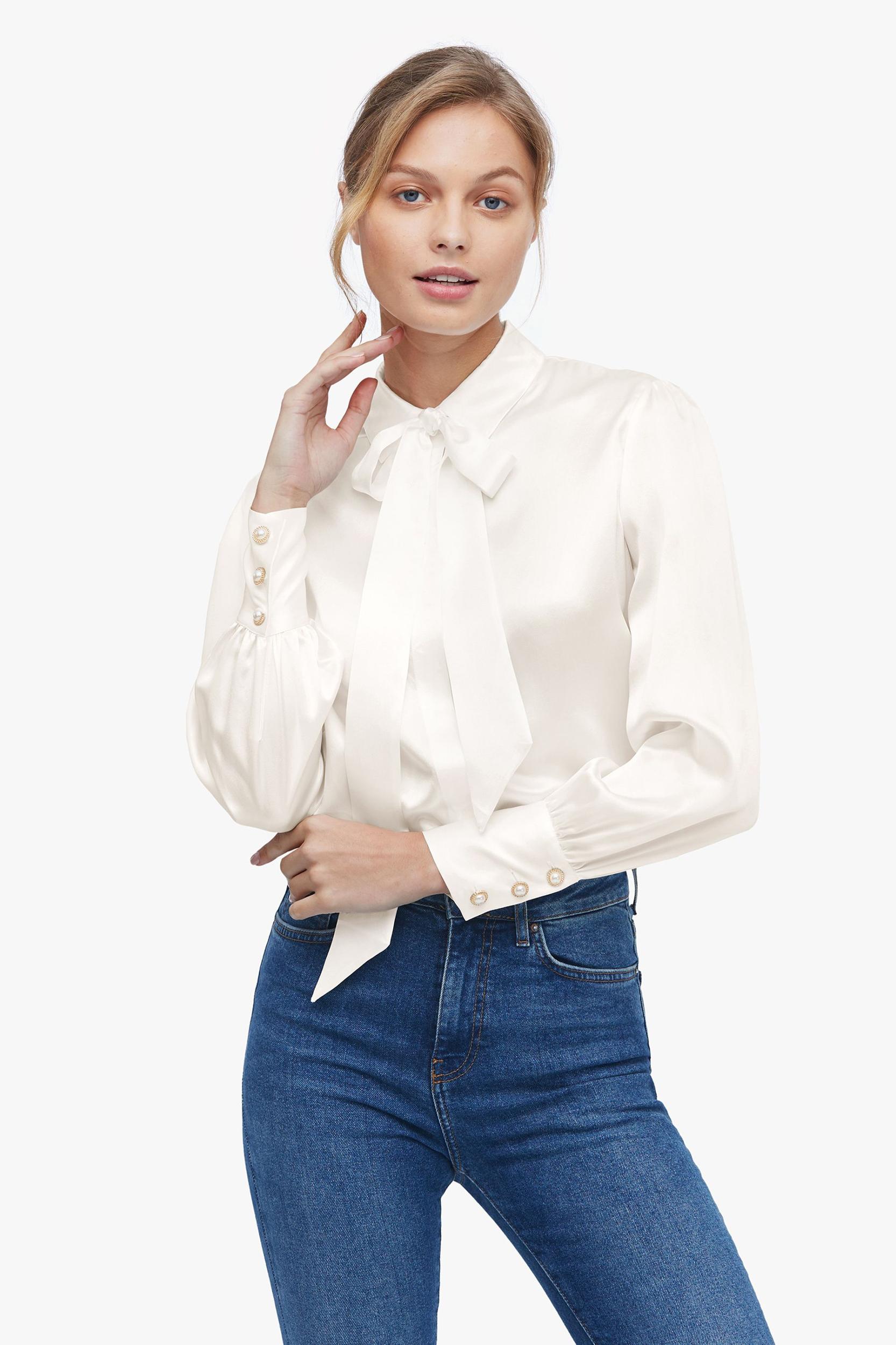 LILYSILK X MIM 2 in 1 Women Silk Shirt Product Image