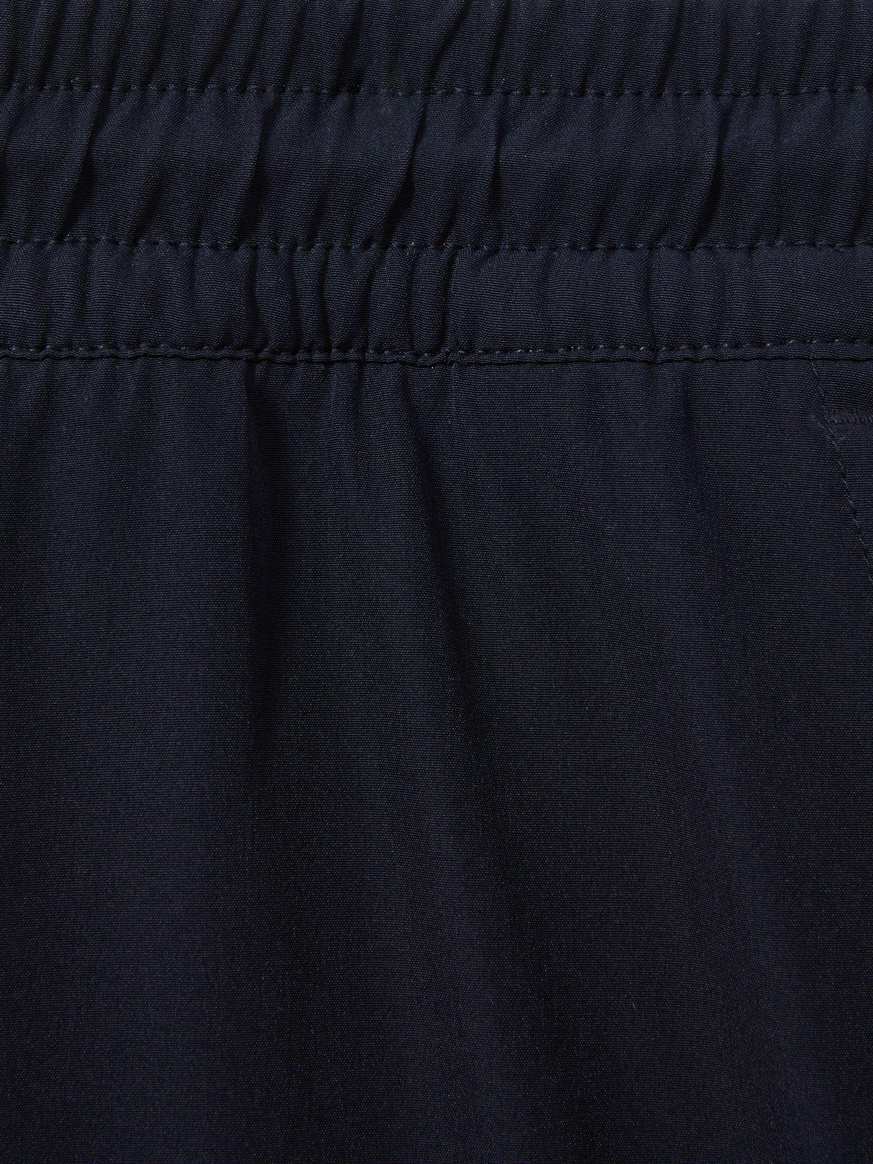 Plain Drawstring Waist Swim Shorts in Navy Product Image
