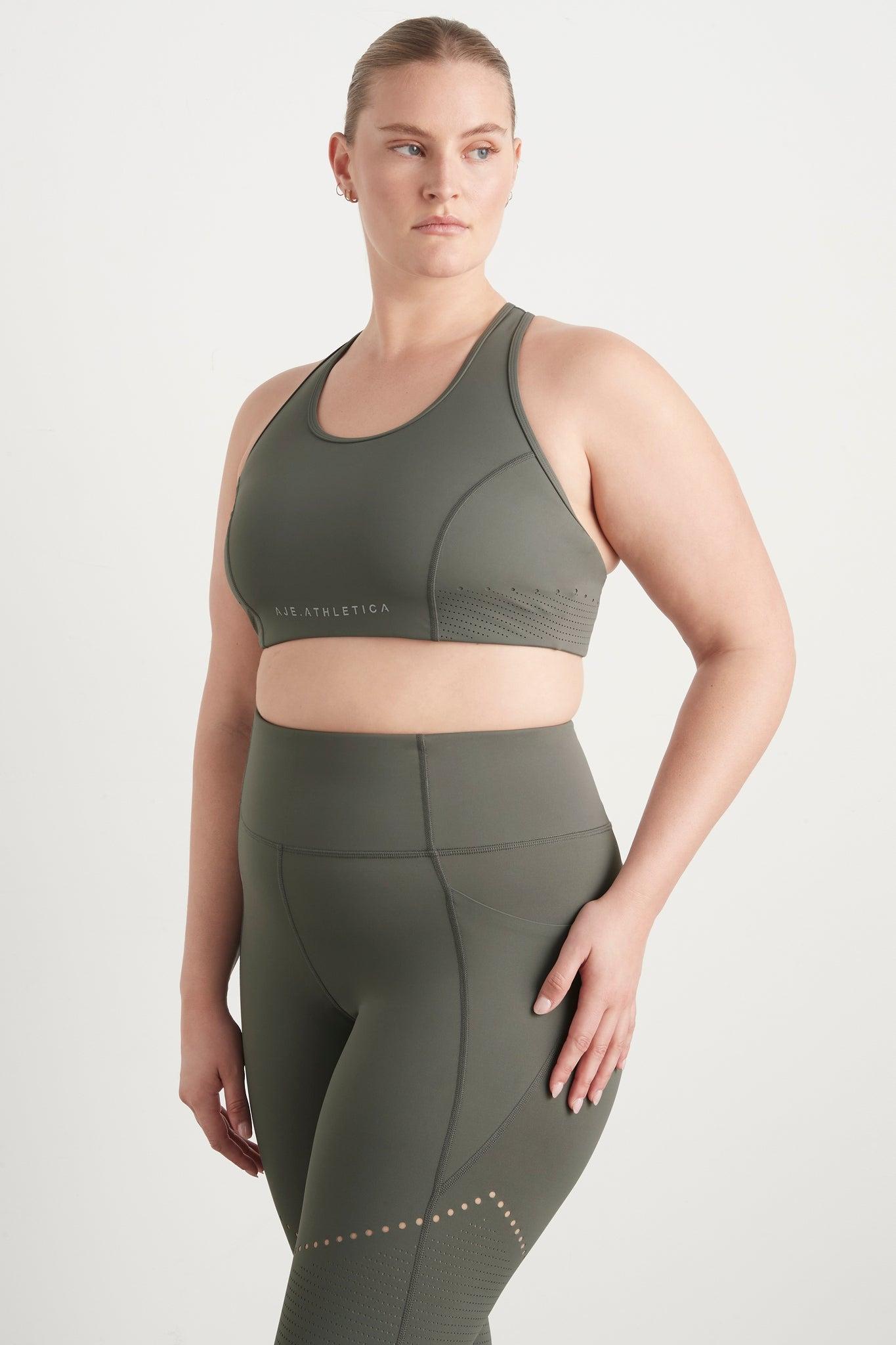 Perforated Racer Sports Bra 339 Product Image