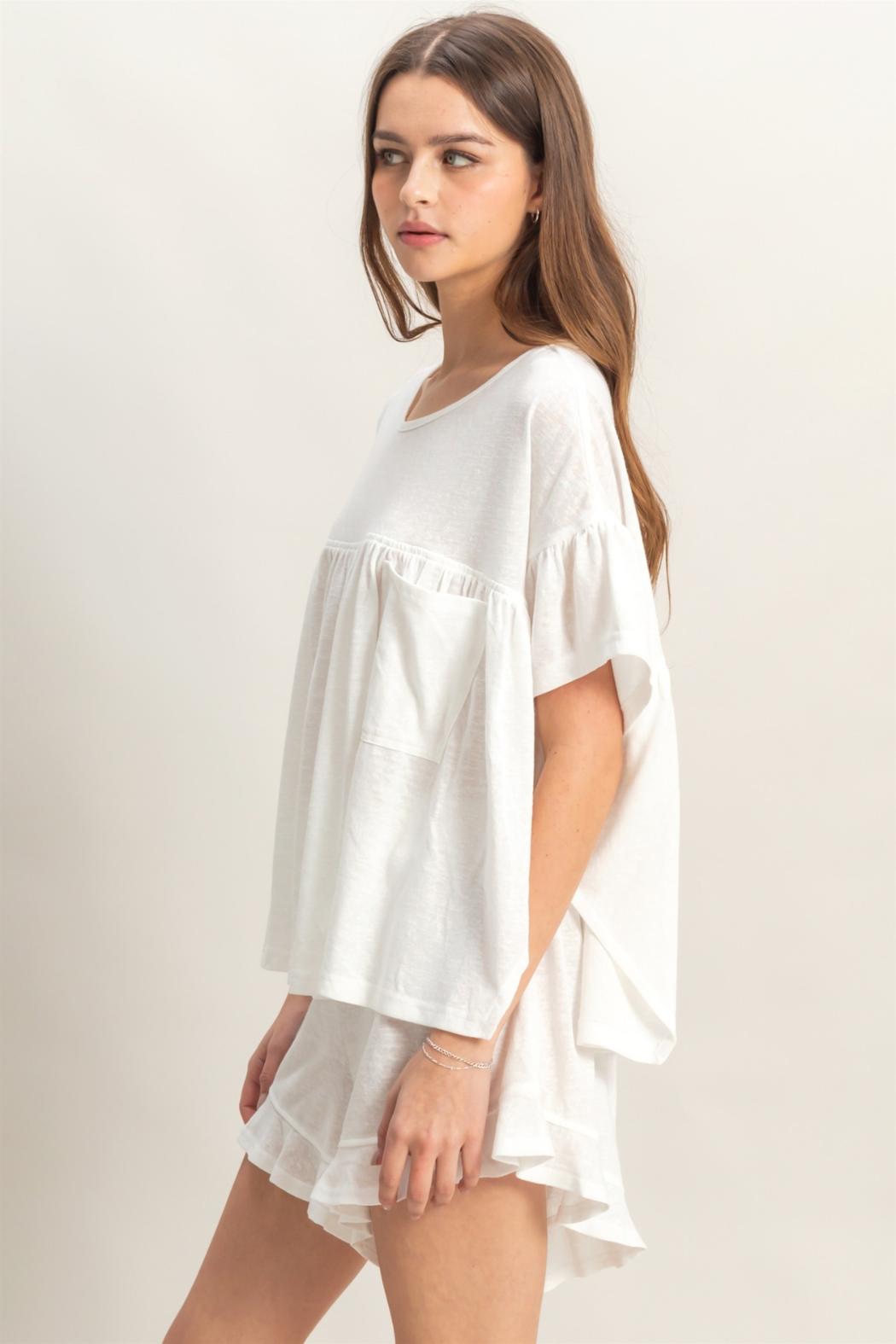 Pocket Det Boxy Top Product Image