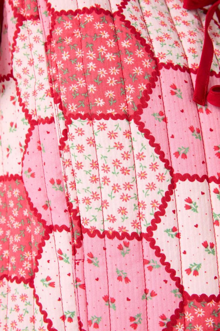 Patchwork Quilted Vest Product Image