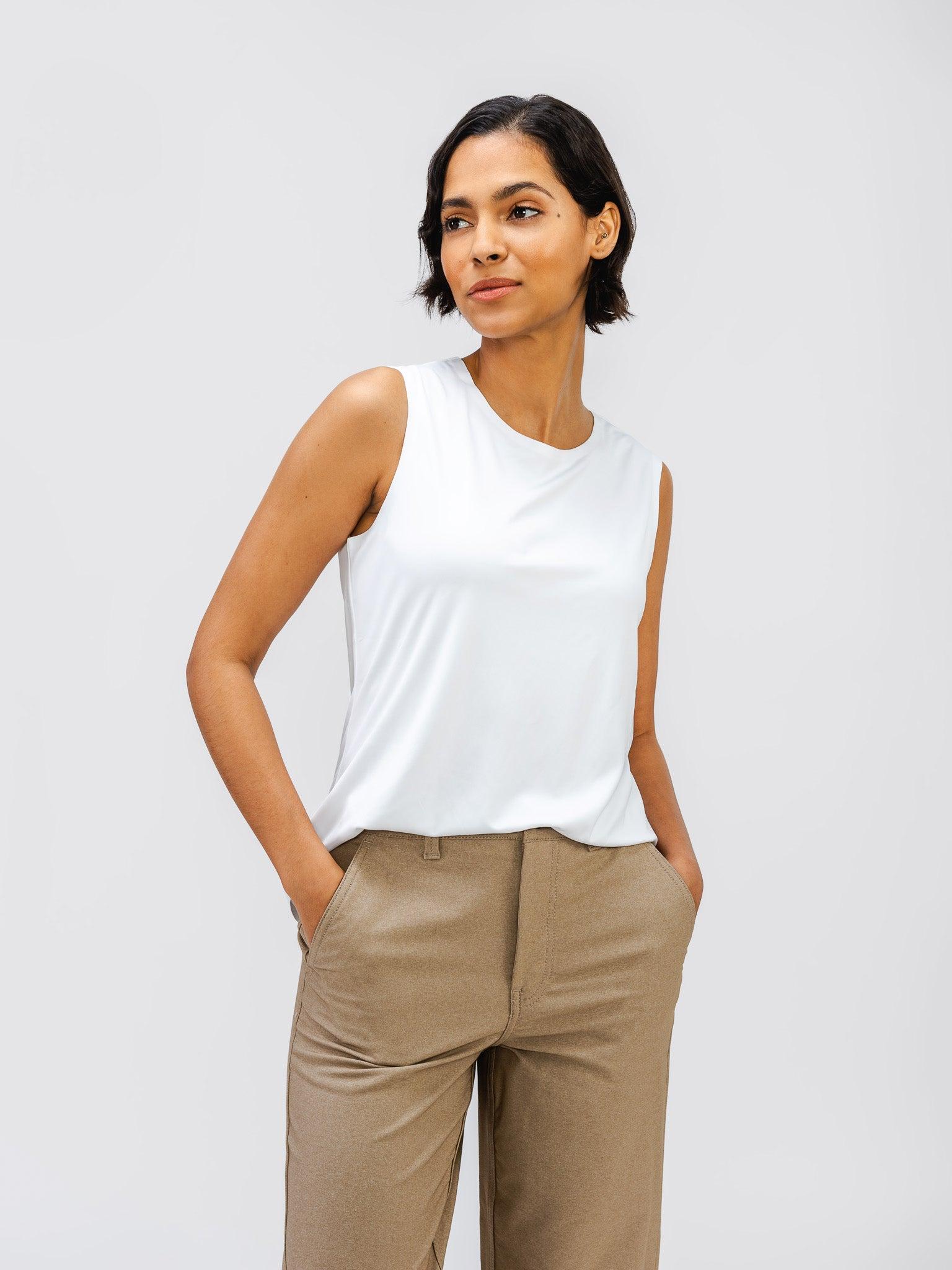Women's Luxe Touch Mock Neck Tank Product Image