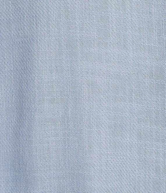 Rowm Long Sleeve Solid Slub Button Front Woven Shirt Product Image