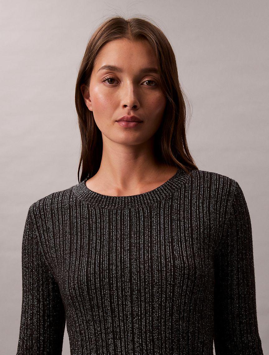 Lurex Merino Wool Blend Sweater Product Image