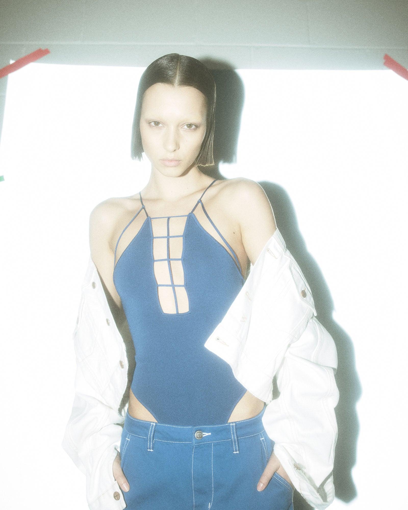 UNTAMED BODYSUIT COBALT Female Product Image