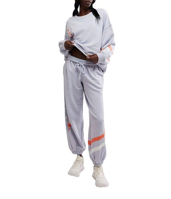 FP Movement All Star Logo Mid-Rise Slouchy Cinched Hem Sweatpants Product Image