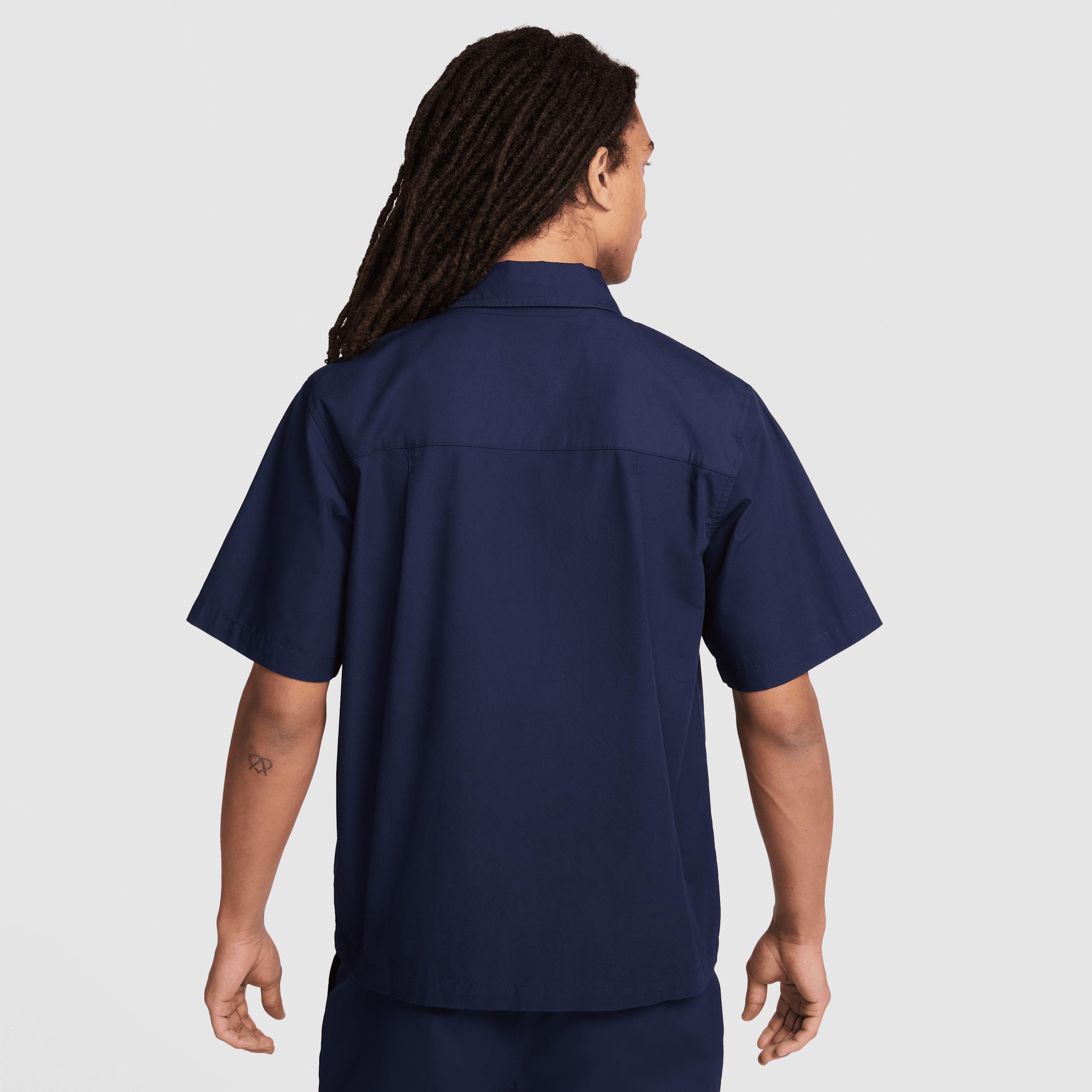 Nike Men's Club Short-Sleeve Button-Down Shirt Product Image