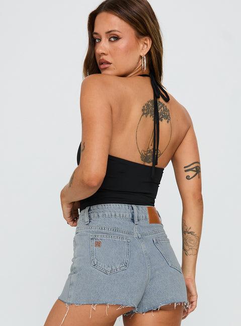 Ezekiel Nylon Top Black Product Image