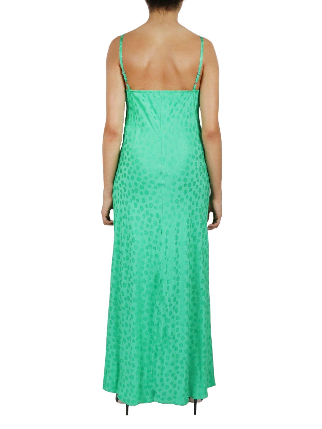 Tonal Patterned Charmeuse Dress Product Image