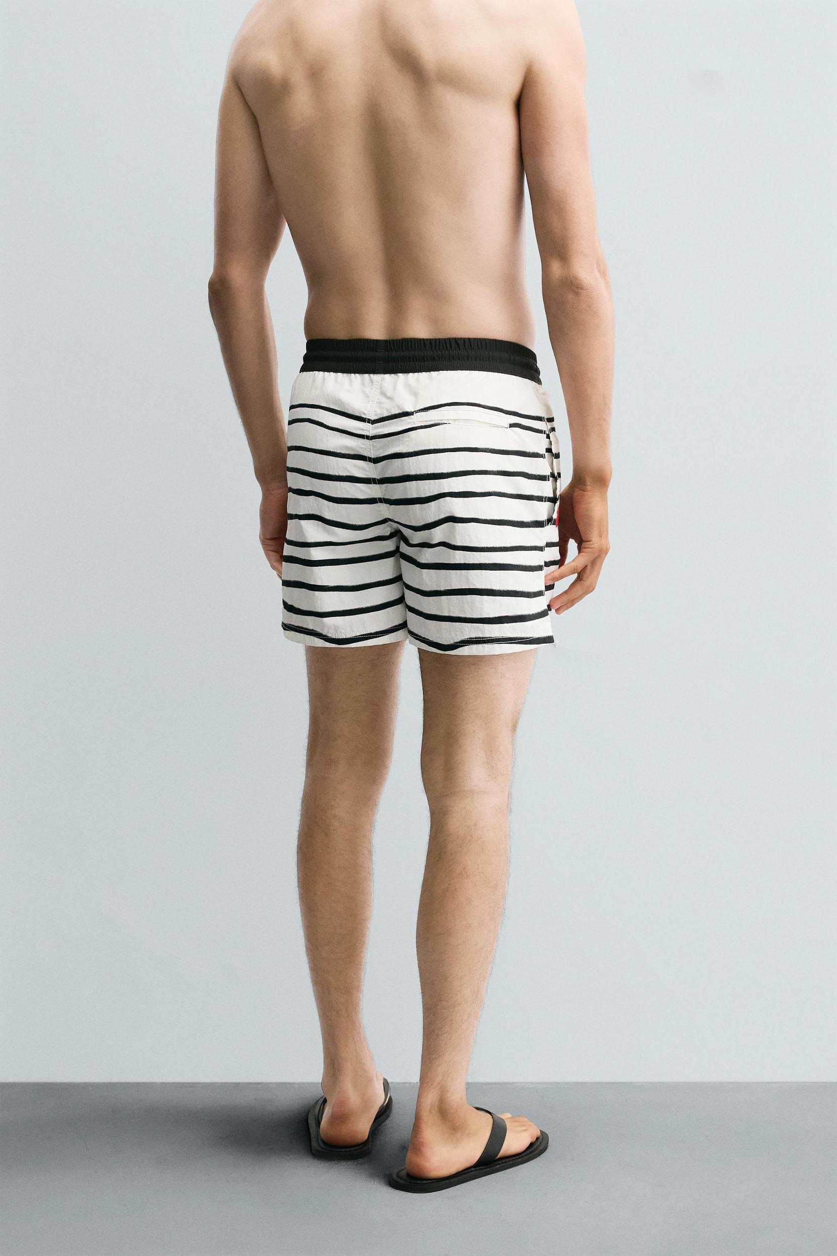 OTIS KWAME KYE QUAICOE PRINTED MID-LENGTH SWIMSUIT Product Image