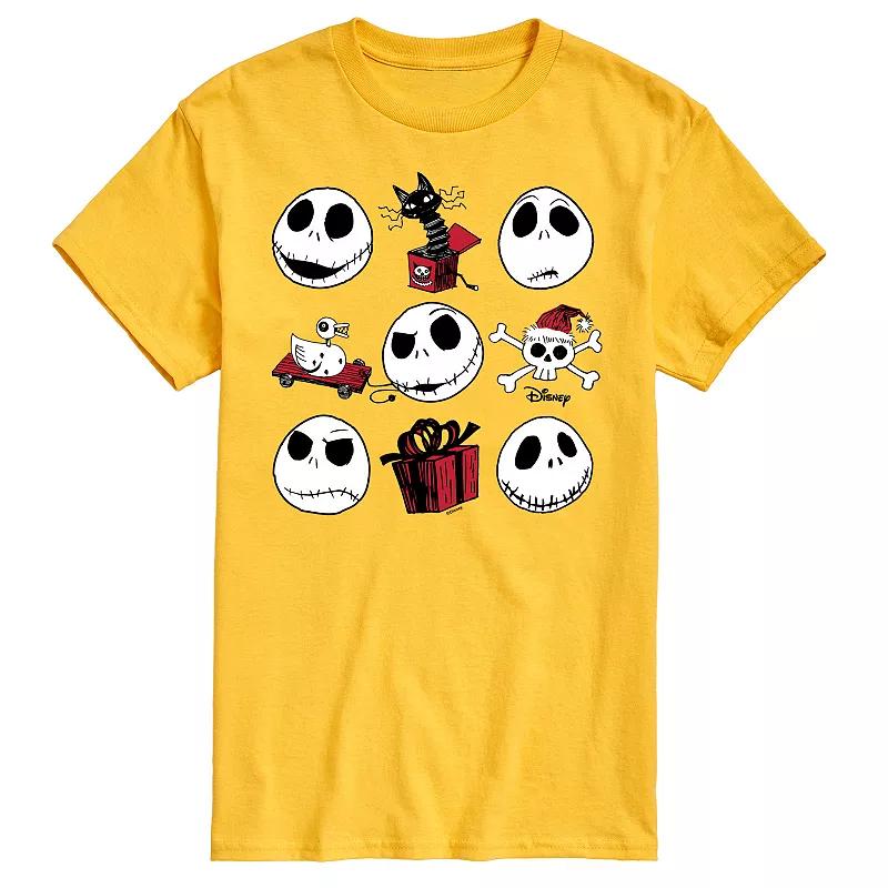 Men's Nightmare Before Christmas Jack Skellington Grid Tee,  Product Image