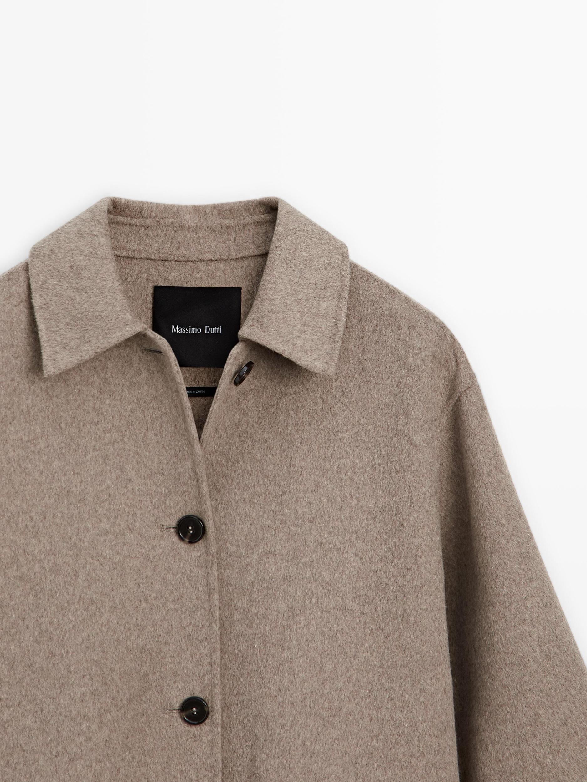 Medium wool blend coat Product Image