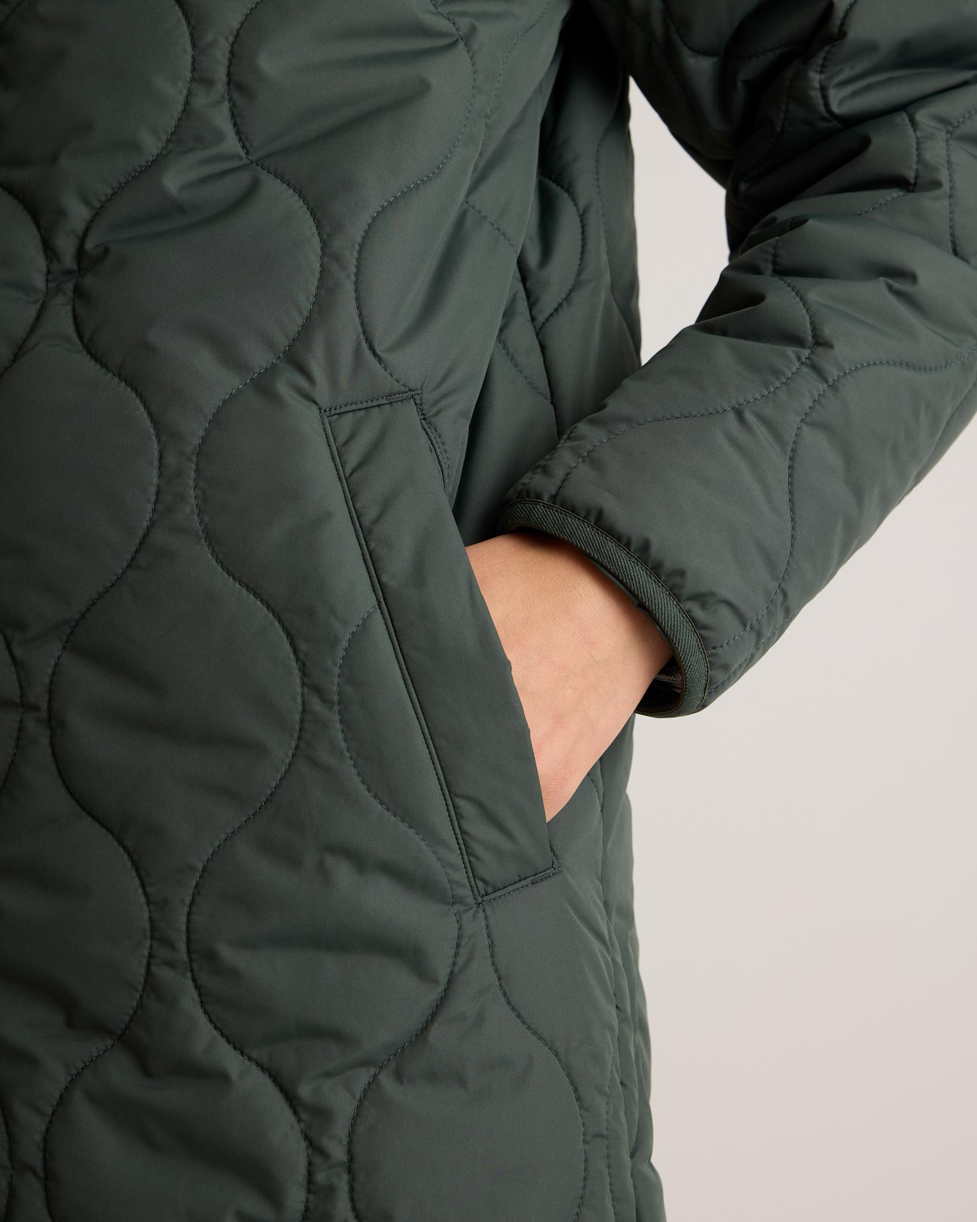Quince | Women's Featherless Quilted Puffer Long Coat Size XL, Recycled Polyester Product Image