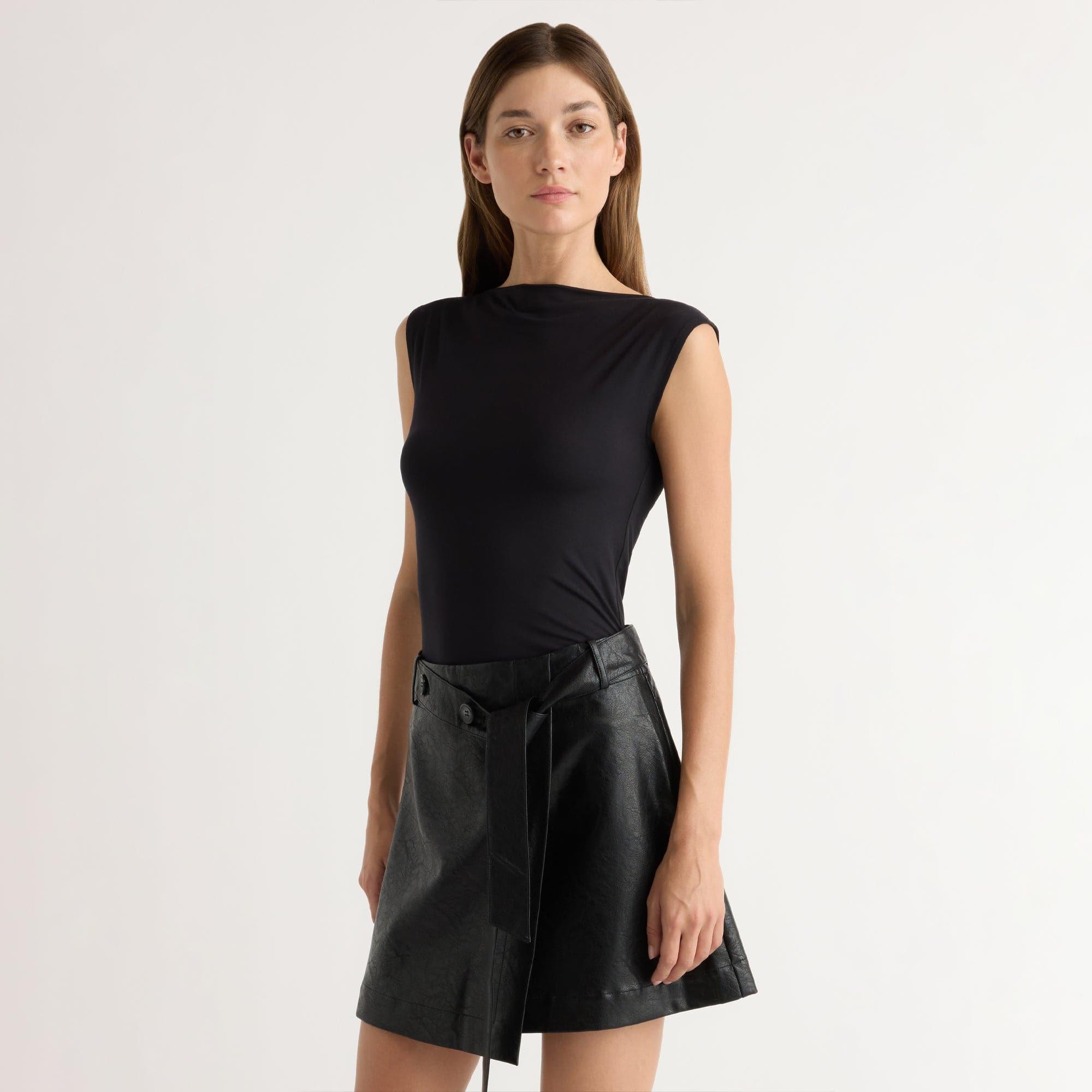 Esme Sleeveless Slit-Neck Tank Product Image