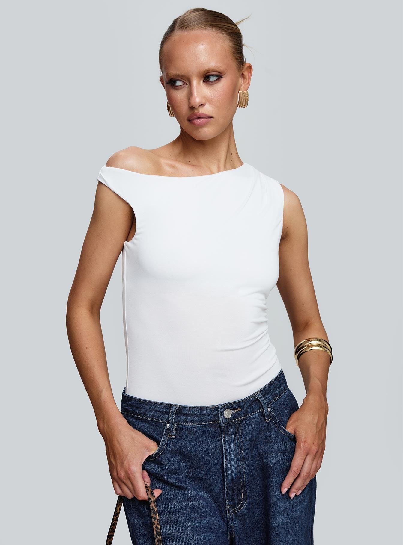 Miyako Bodysuit White Product Image