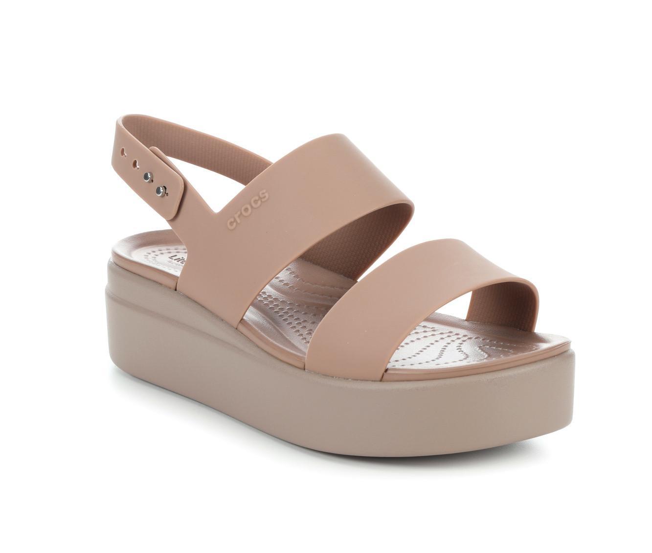 Women's Crocs Brooklyn Low Wedge Sandals Product Image