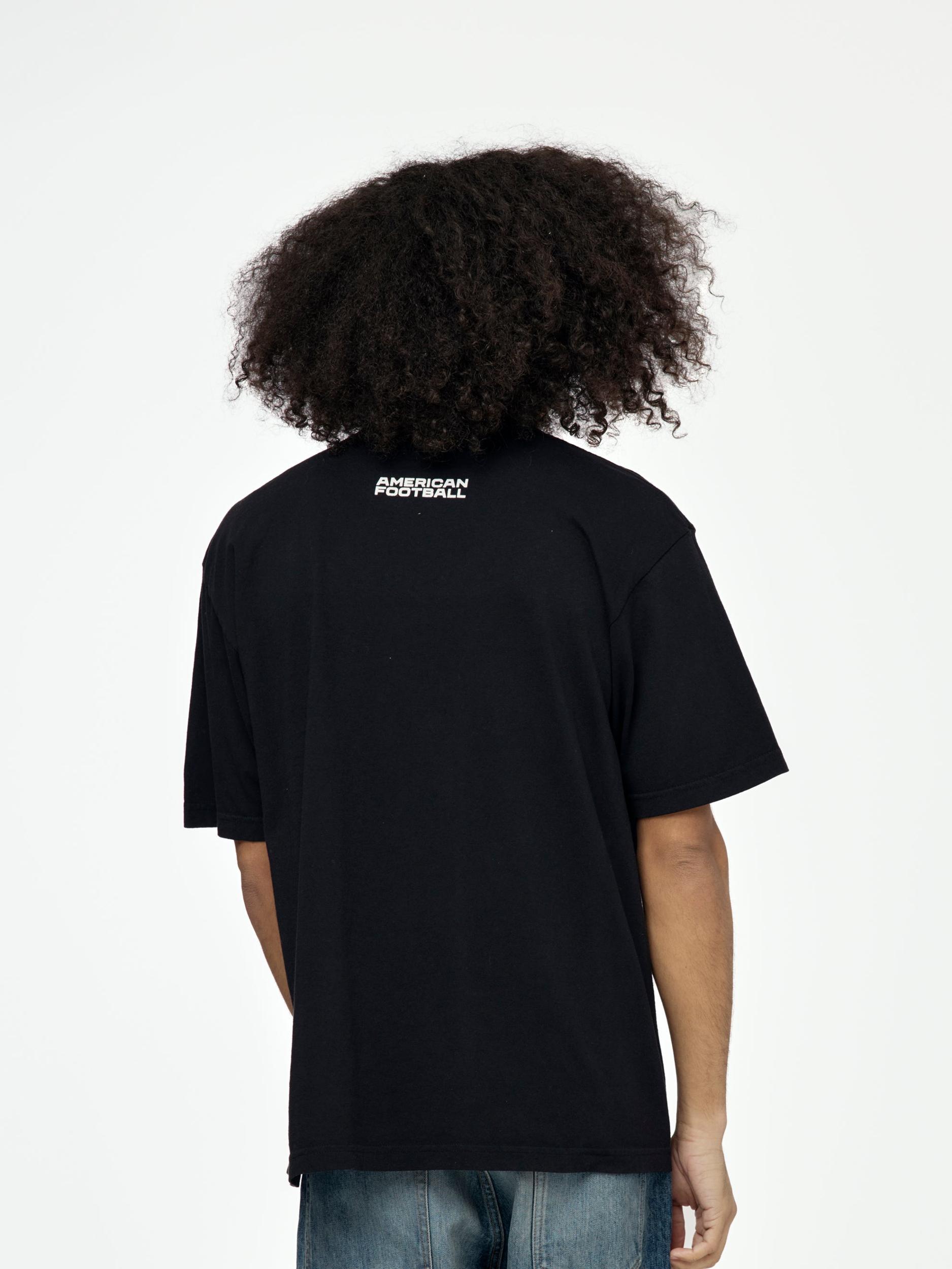 This is a Football Tee (Vintage Black) Product Image