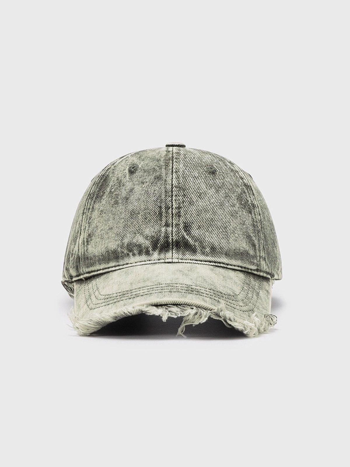 Fringe Denim Cap Product Image
