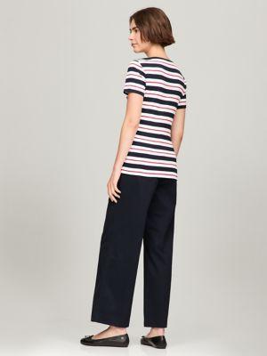 Stripe V-Neck Favorite T-Shirt Product Image