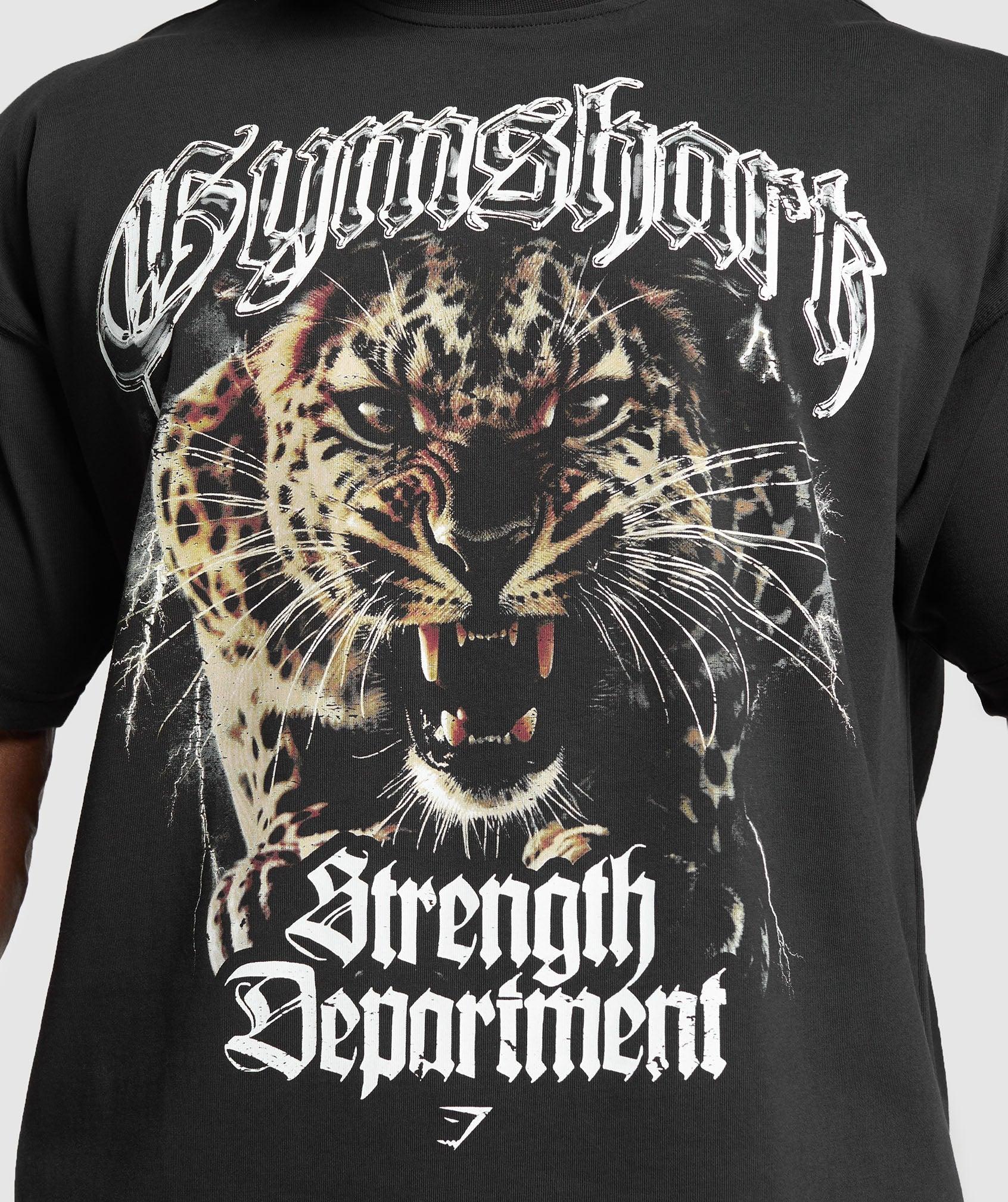 Strength Department Animal Oversized T-Shirt Product Image