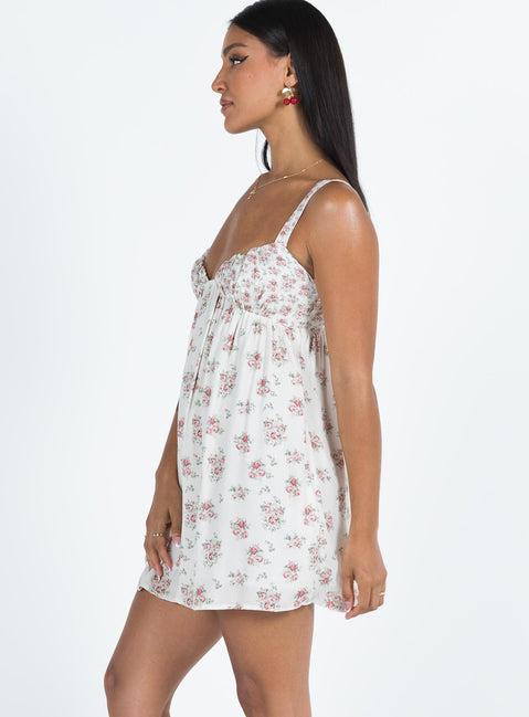 Vance Mini Dress Pink / Floral Product Image