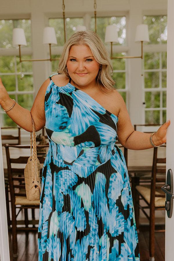 Moonlit Stroll Pleated Midi Curves Product Image