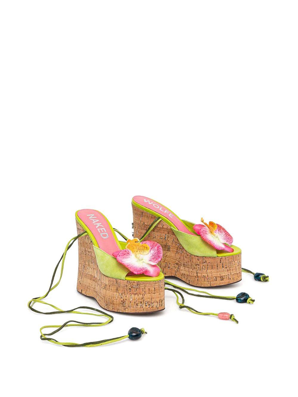 140mm Sunflower suede sandals Product Image