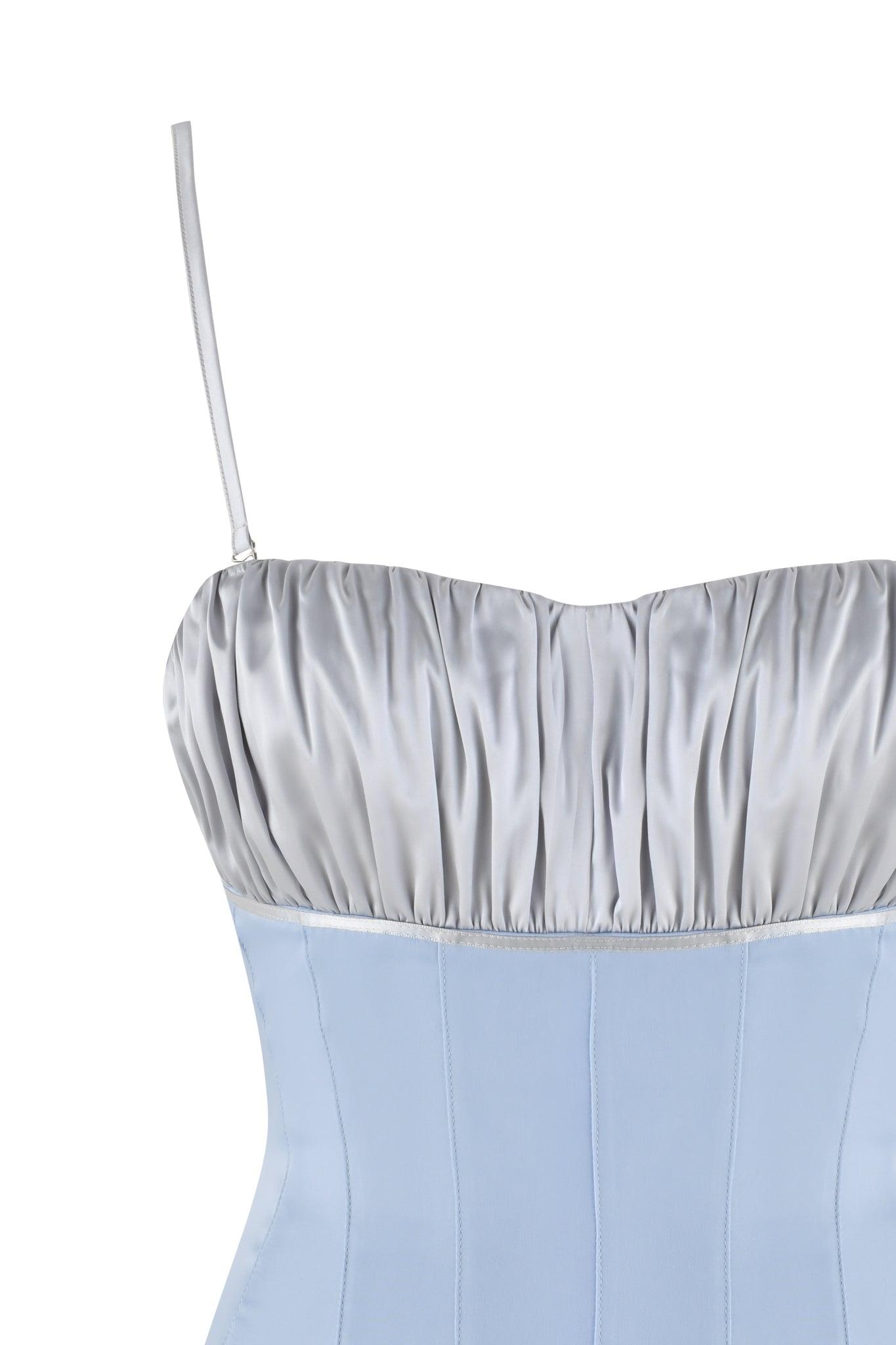 GLACIA MINI DRESS - BLUE Product Image