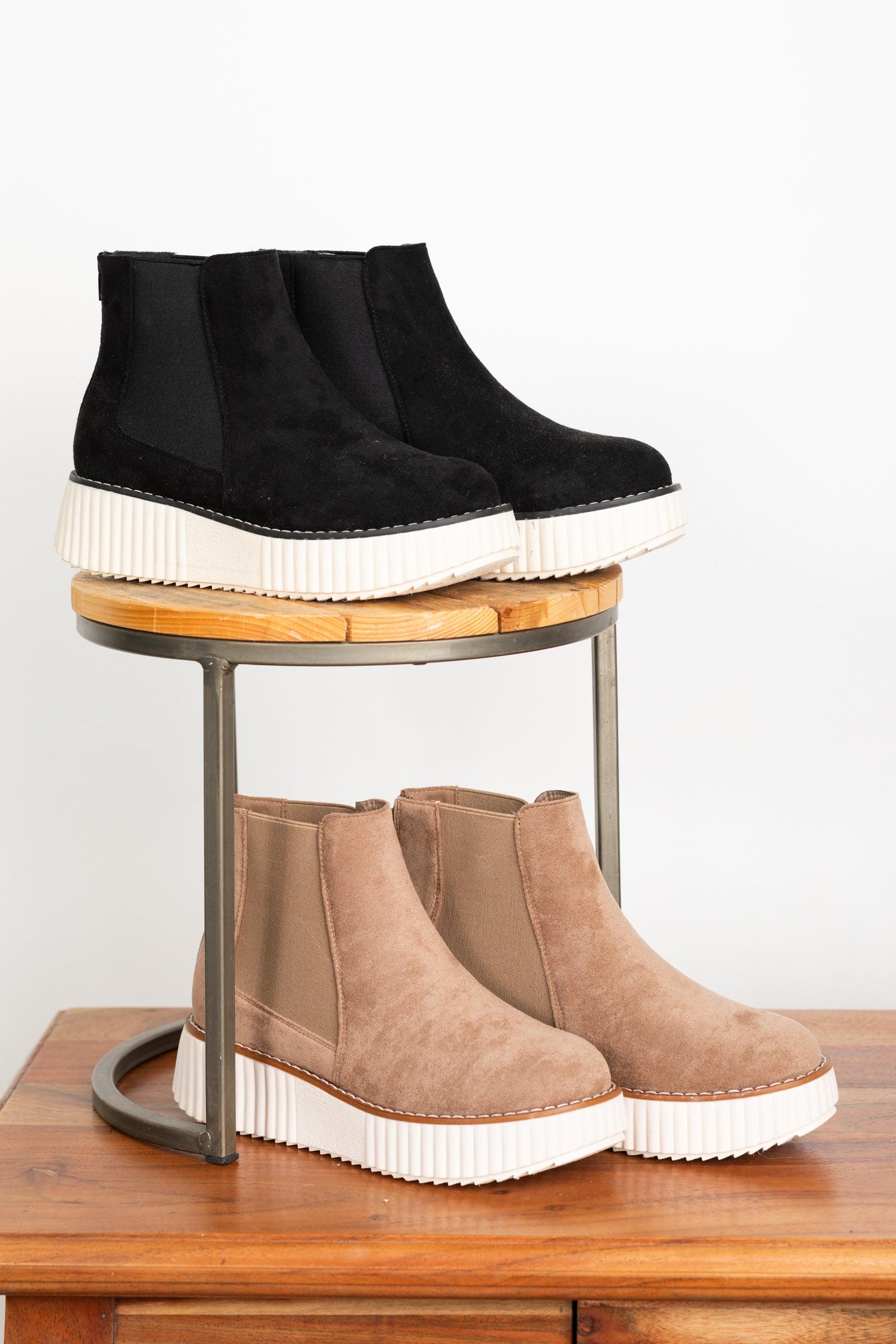 Suede Platform Bootie Product Image