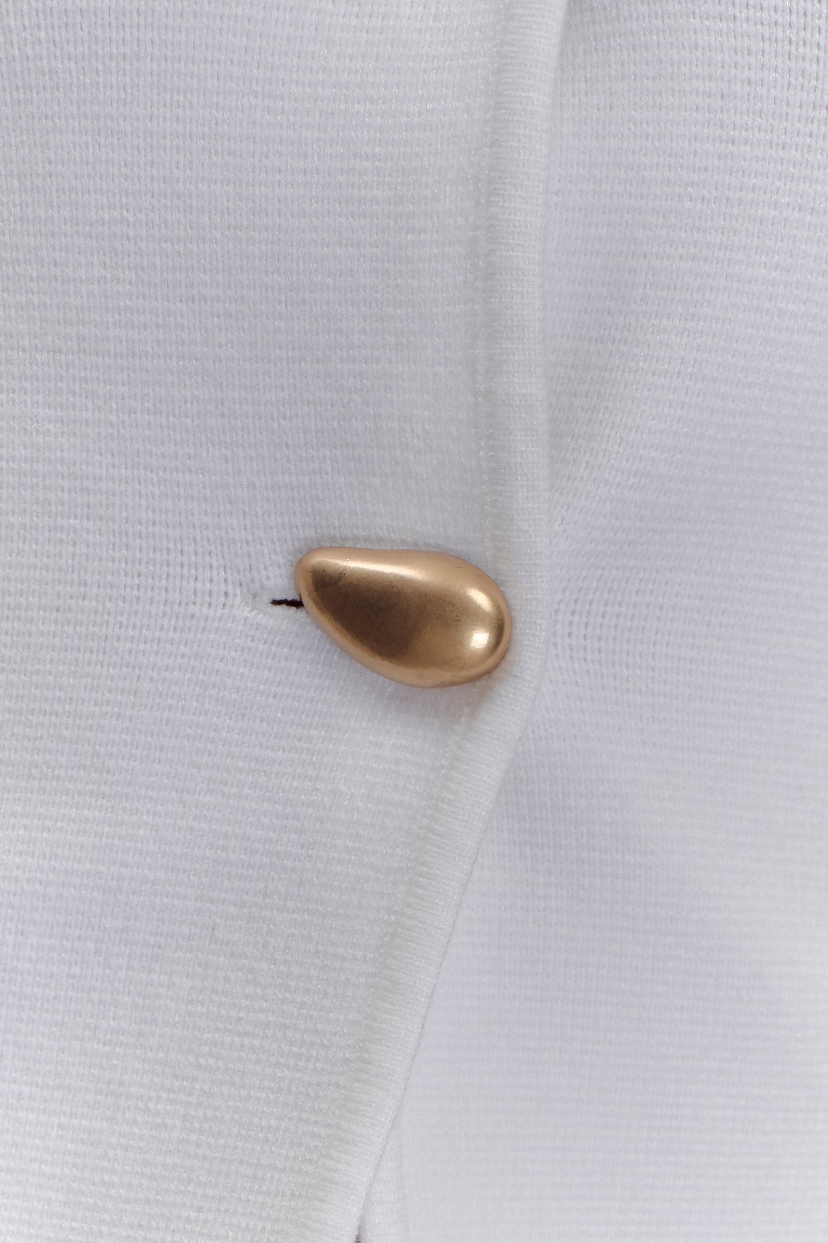 Veda Wide Sleeve Knit Cardigan - White Product Image