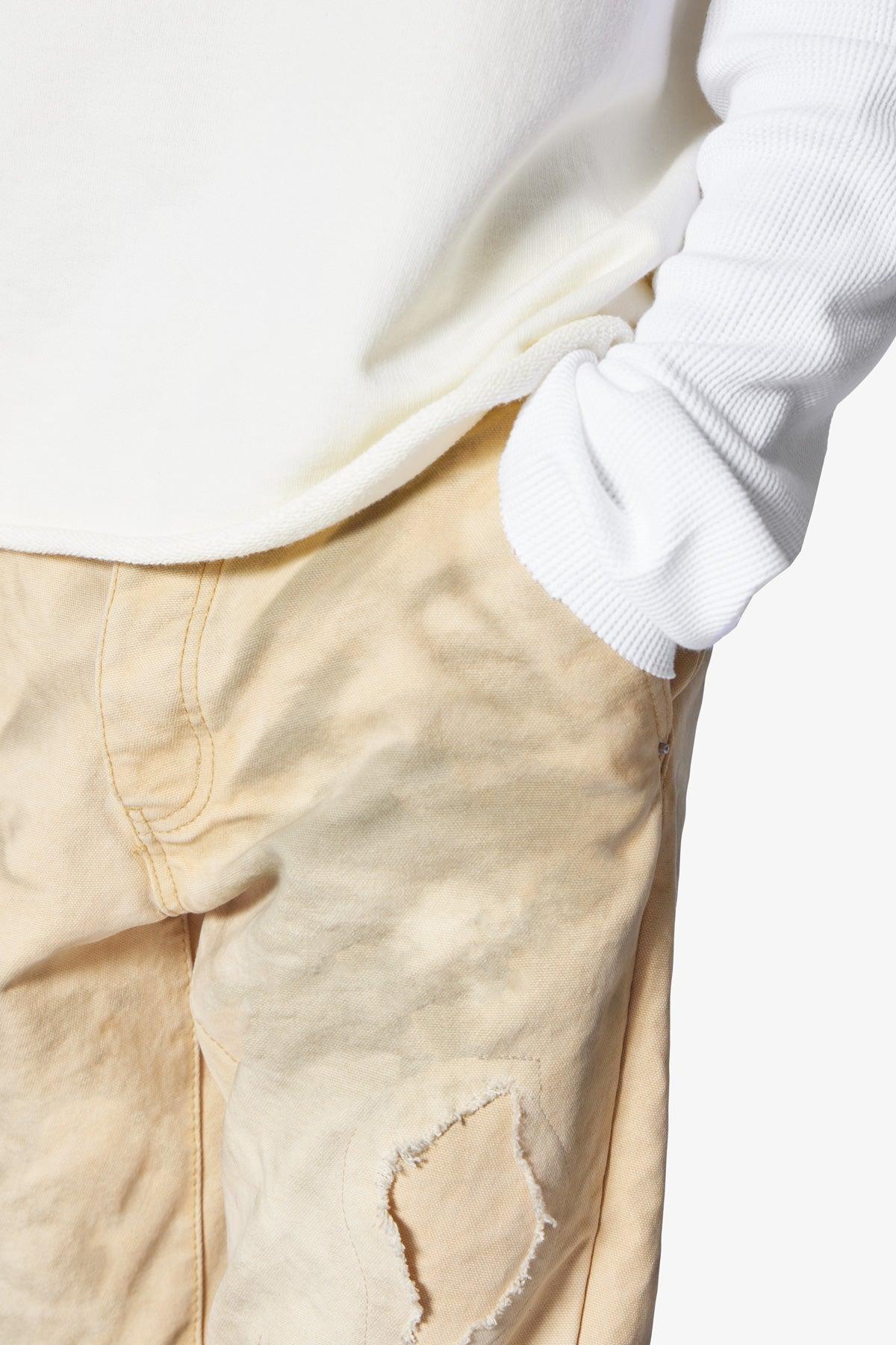 B710 Chino Chip Repaired Denim - Tan Product Image