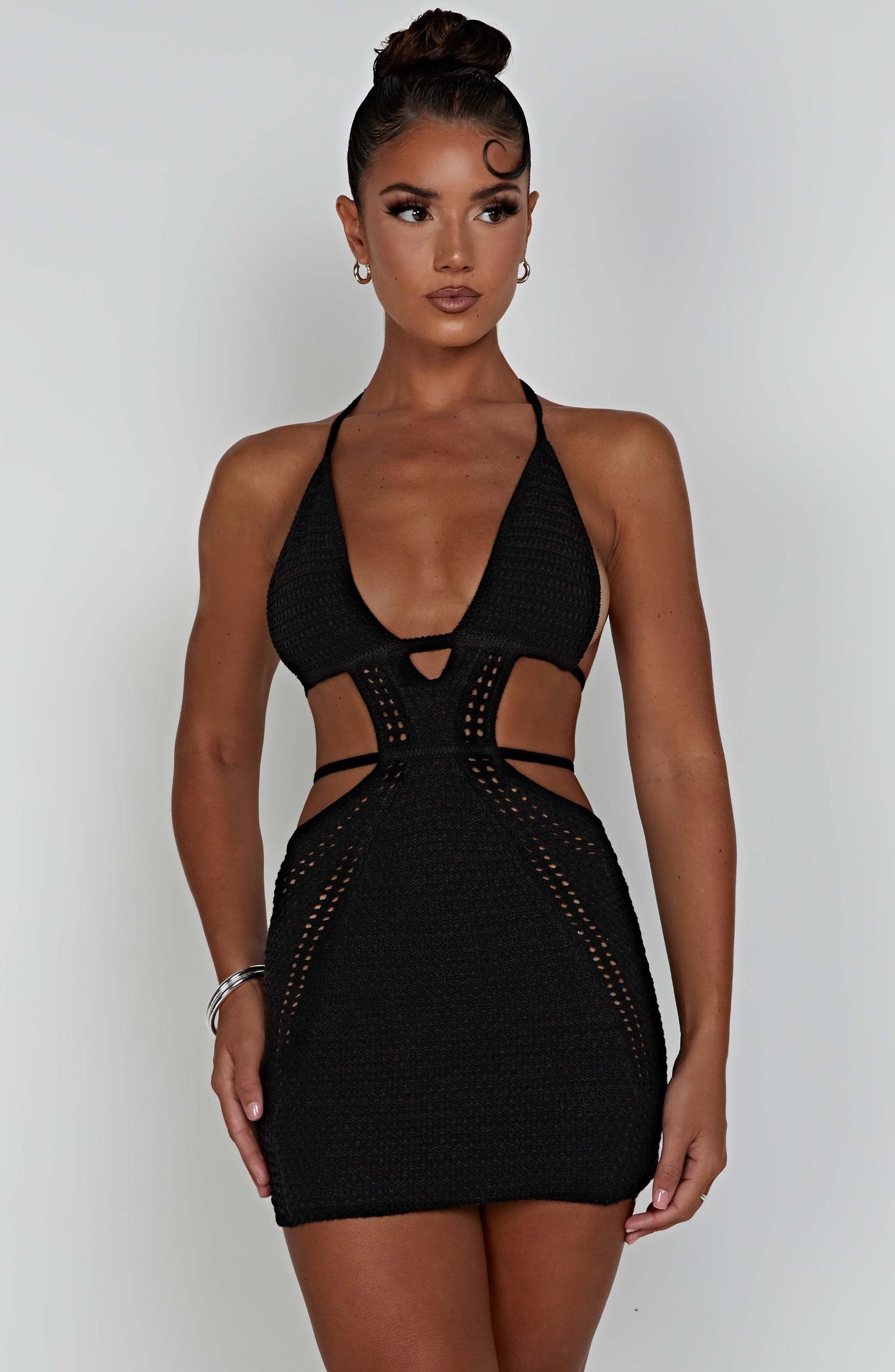 Selena Mini Dress - Black Product Image