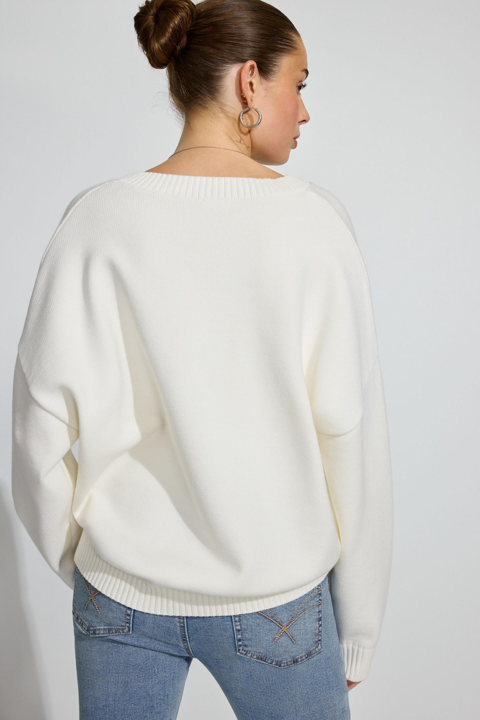 Smooth Scoop Neck Long Sleeve Top Product Image