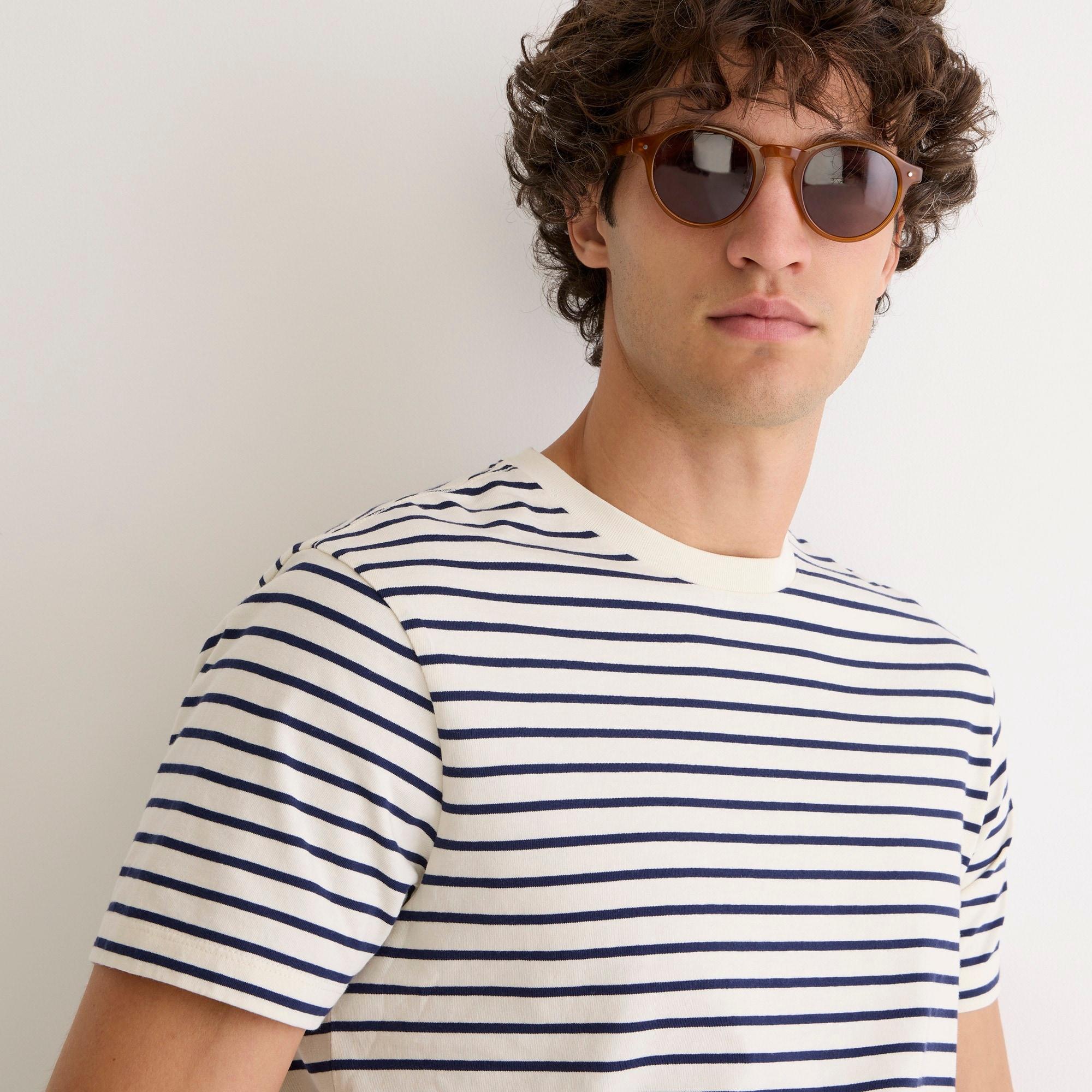 Cotton T-shirt in stripe Product Image