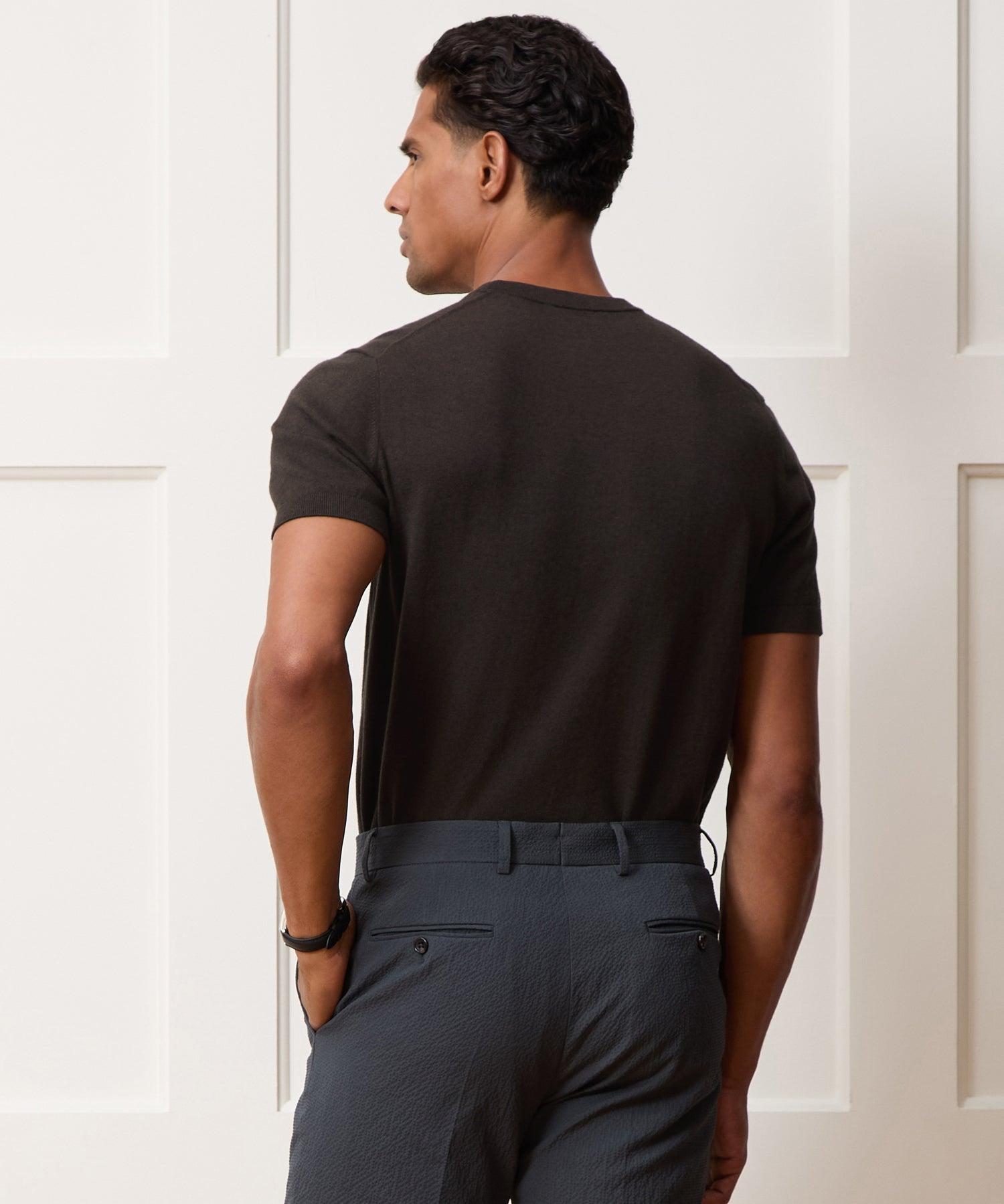 Cotton-Cashmere Sweater Tee Product Image