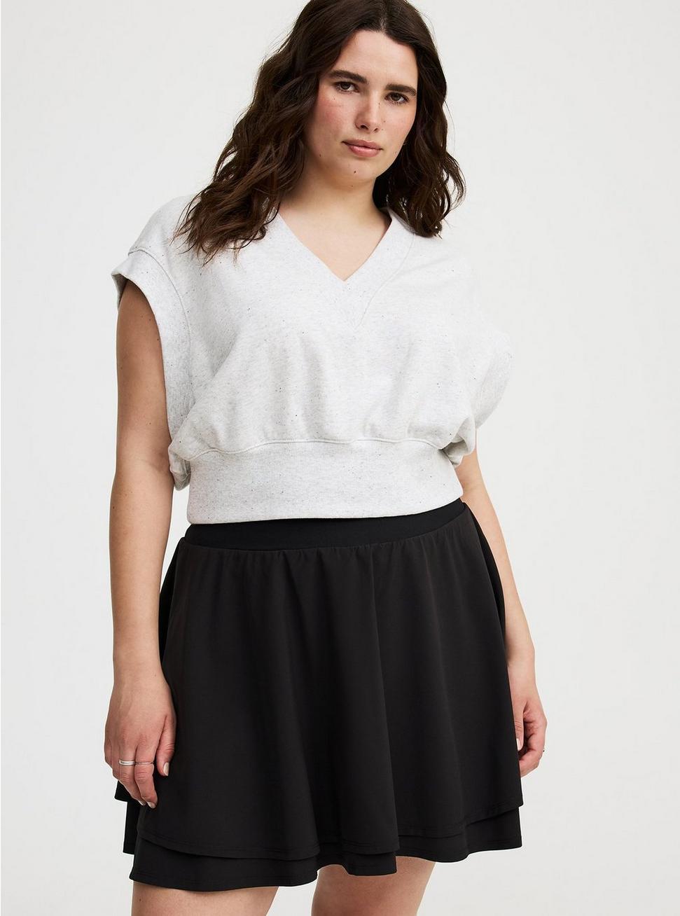 Stretch Woven Skirt With Bike Short Product Image