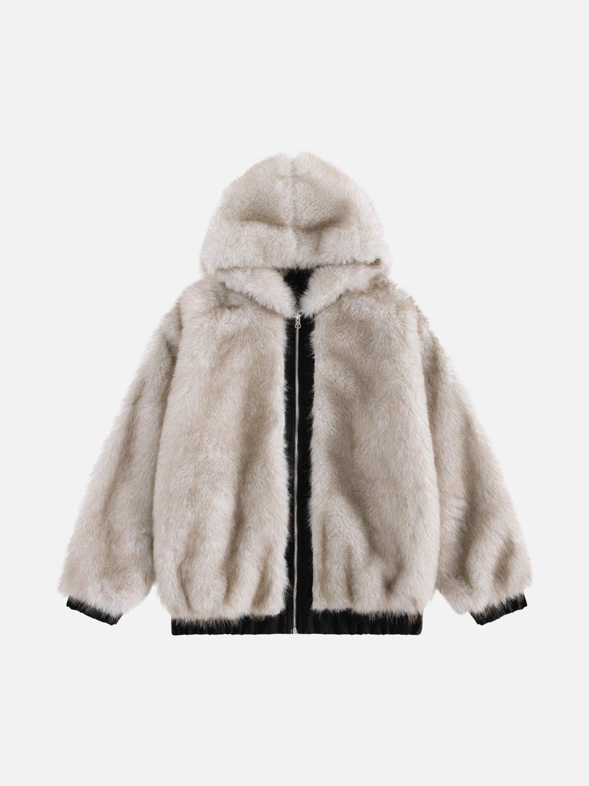 Aelfric Eden Reversible Faux Fur Hooded Coat Female Product Image