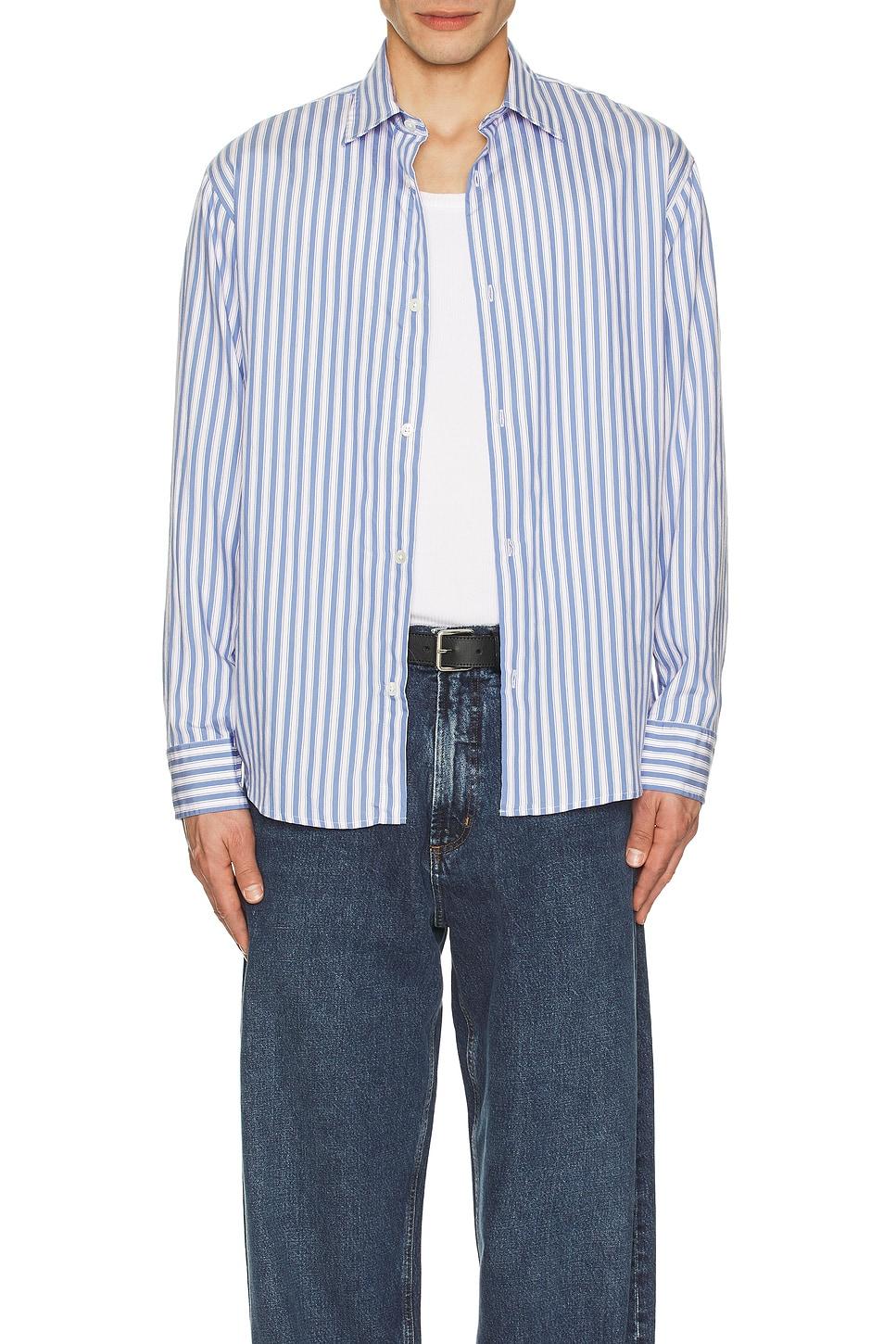 NN07 Freddy Shirt in Baby Blue Product Image