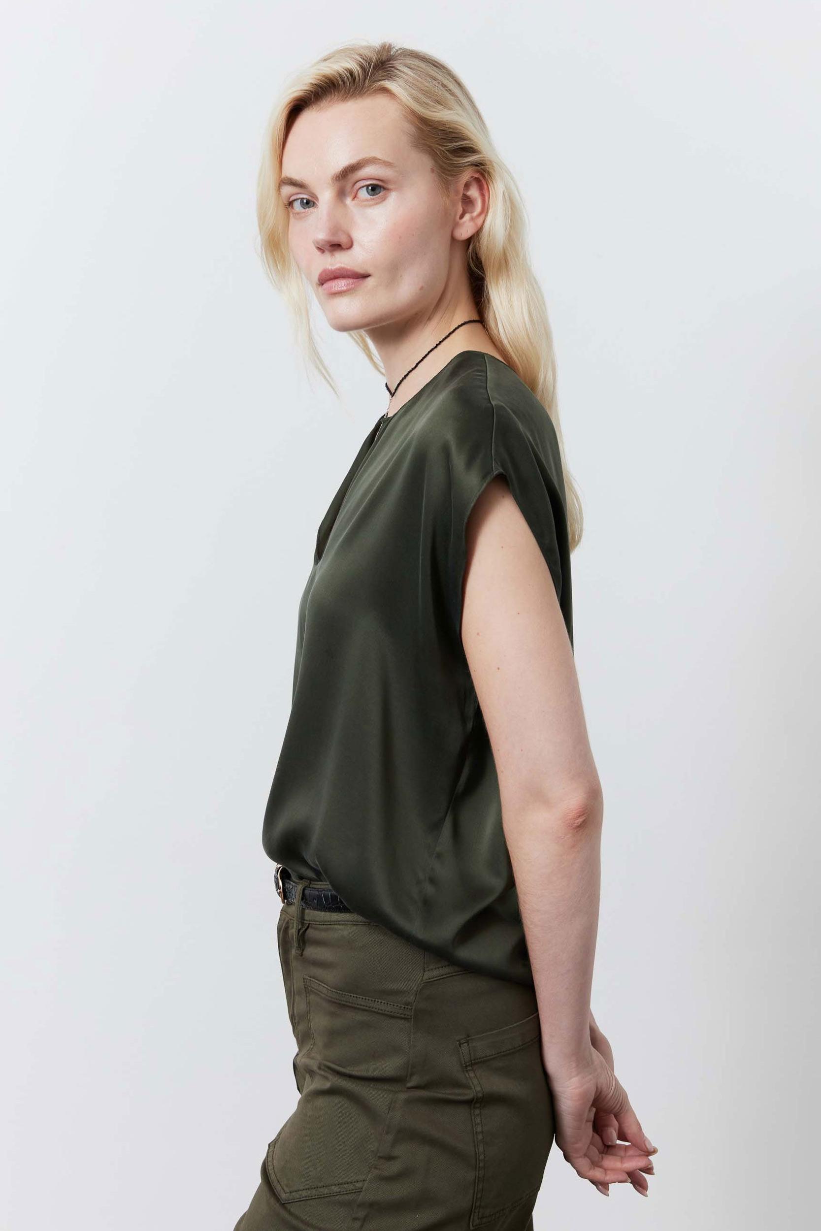 The All Day Washable Silk Top Product Image