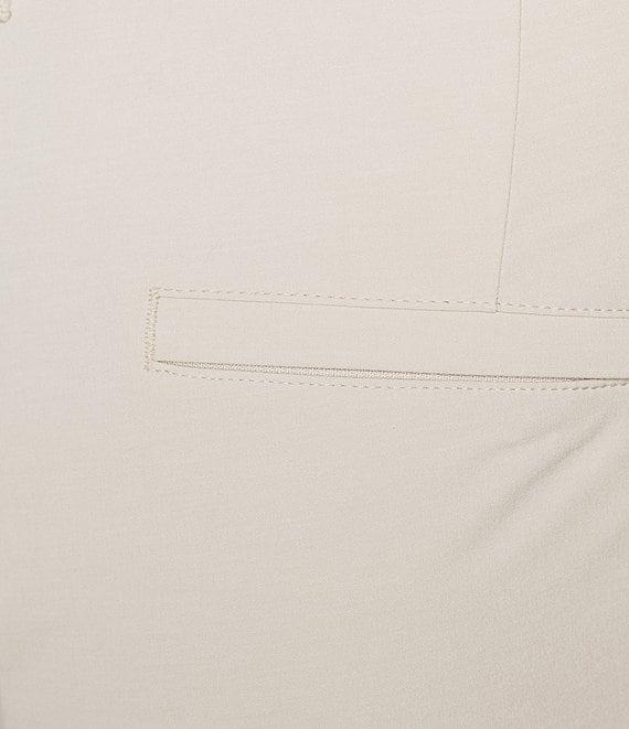 Roundtree & Yorke 7#double; Flat Front Performance Solid Texture Shorts Product Image