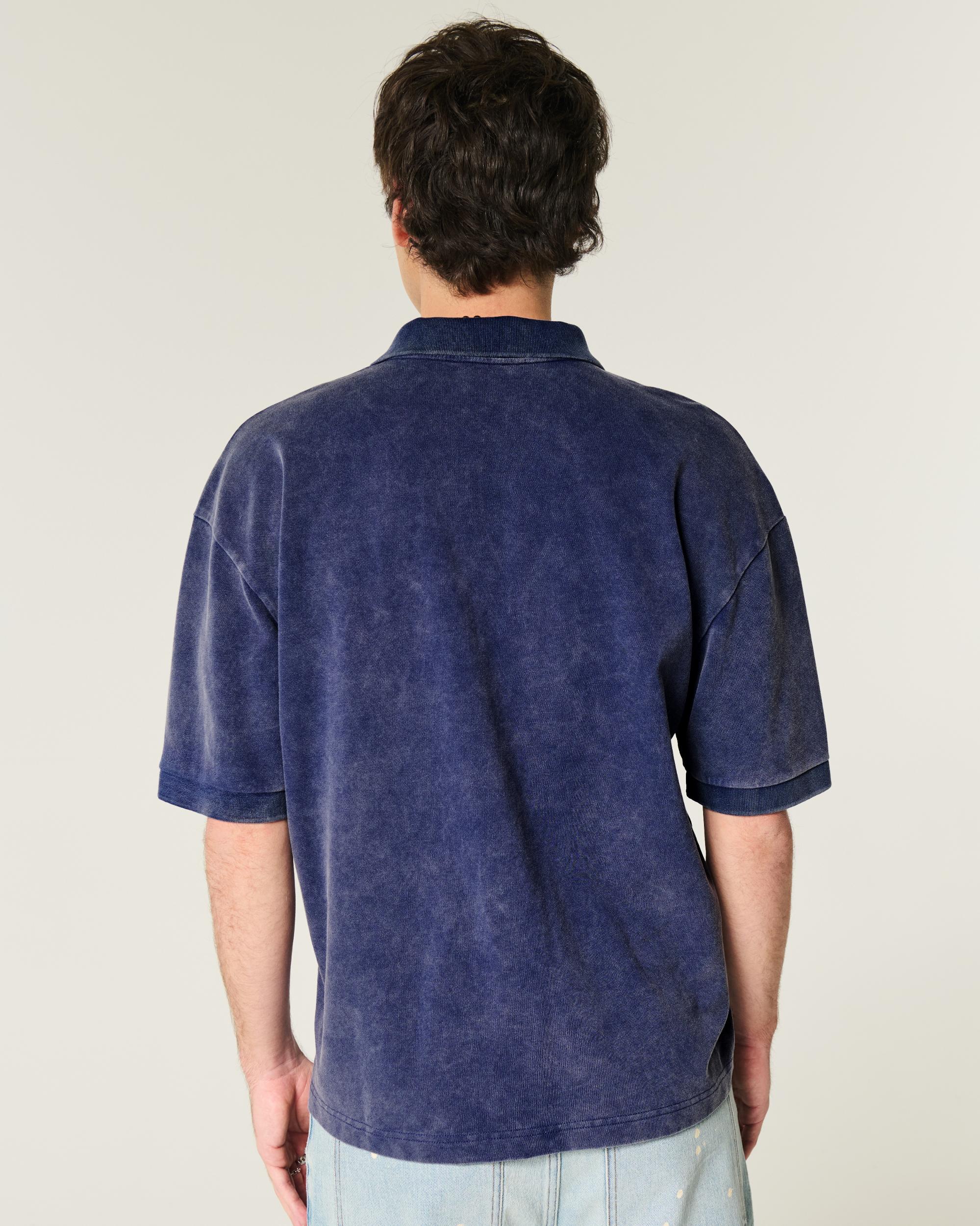 Boxy Crop Polo Product Image