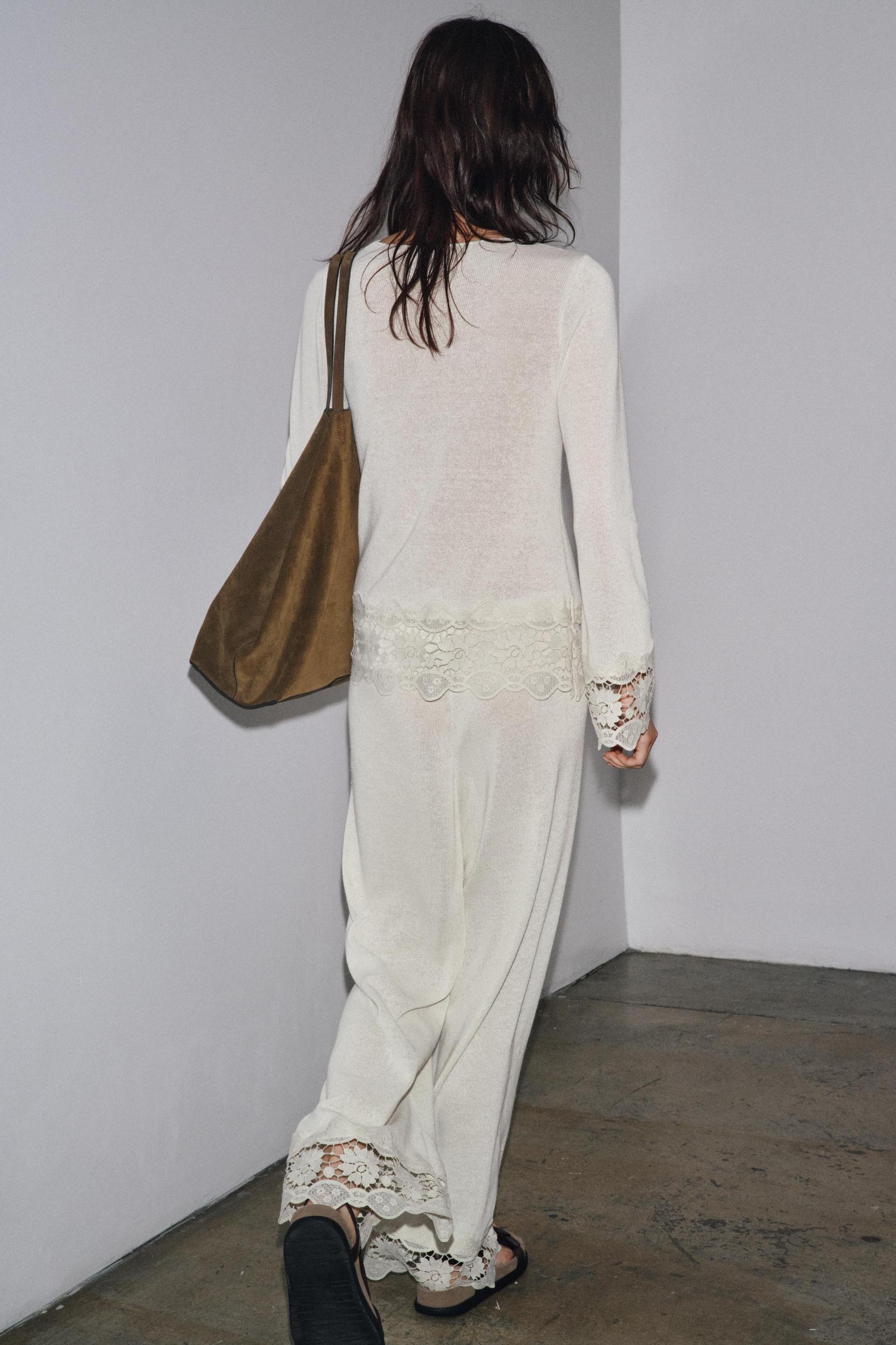 GUIPURE COMBINATION PANTS Product Image