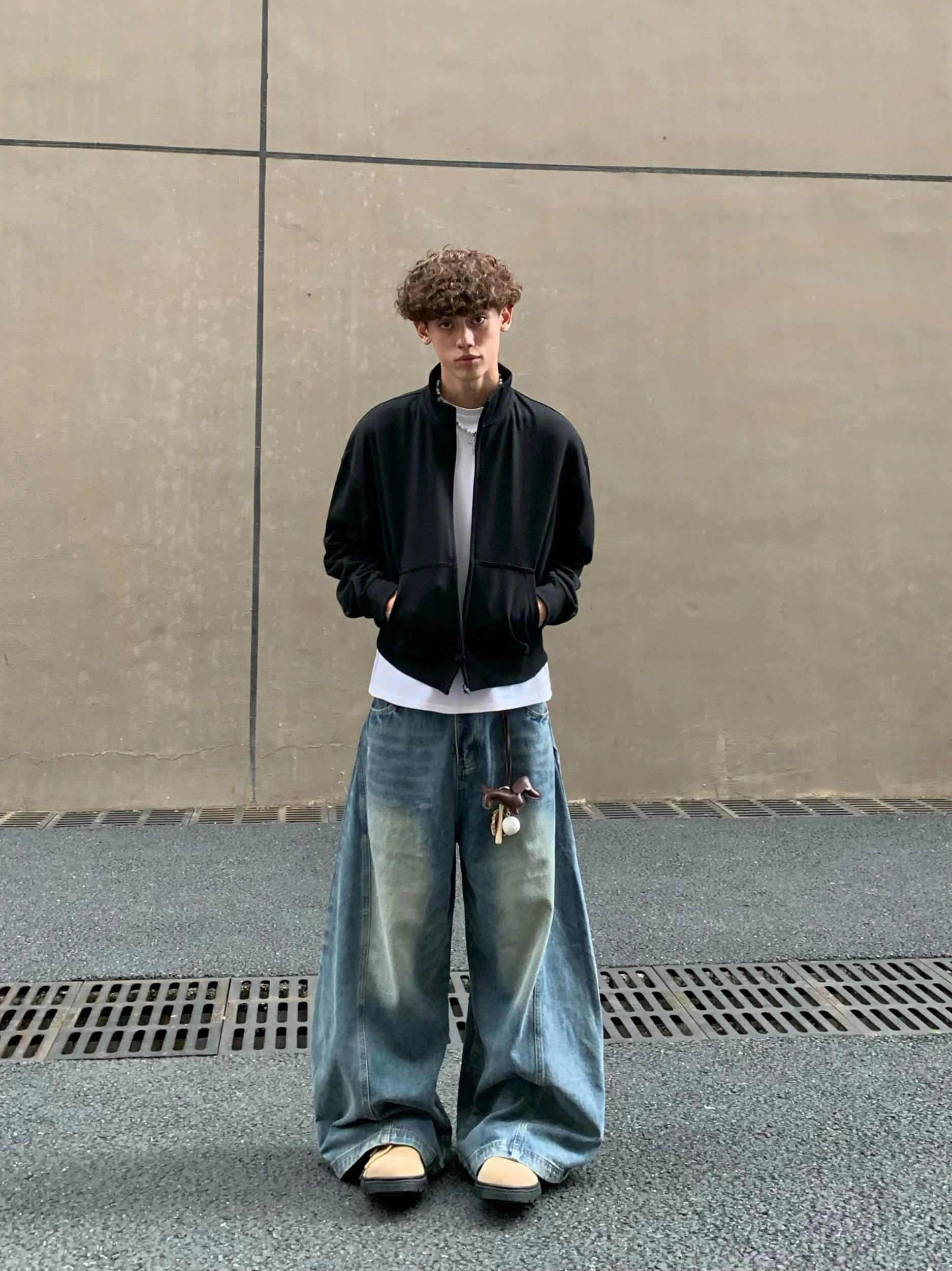 RT No. 18011 FULL ZIP MOCK CREWNECK Product Image