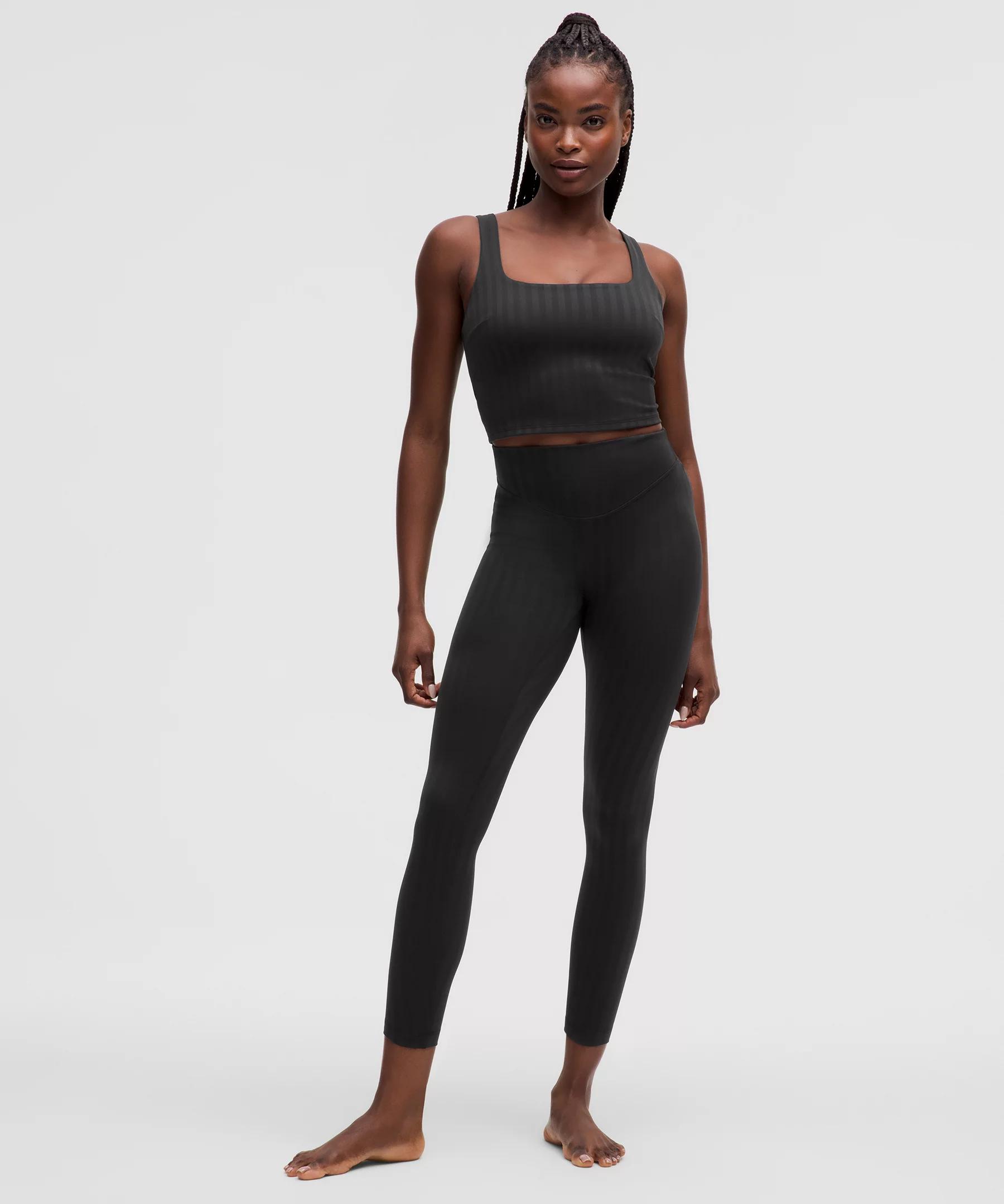 Wunder Under Cropped Tank Top Light Support, C/D Cup *Tonal Stripe Product Image