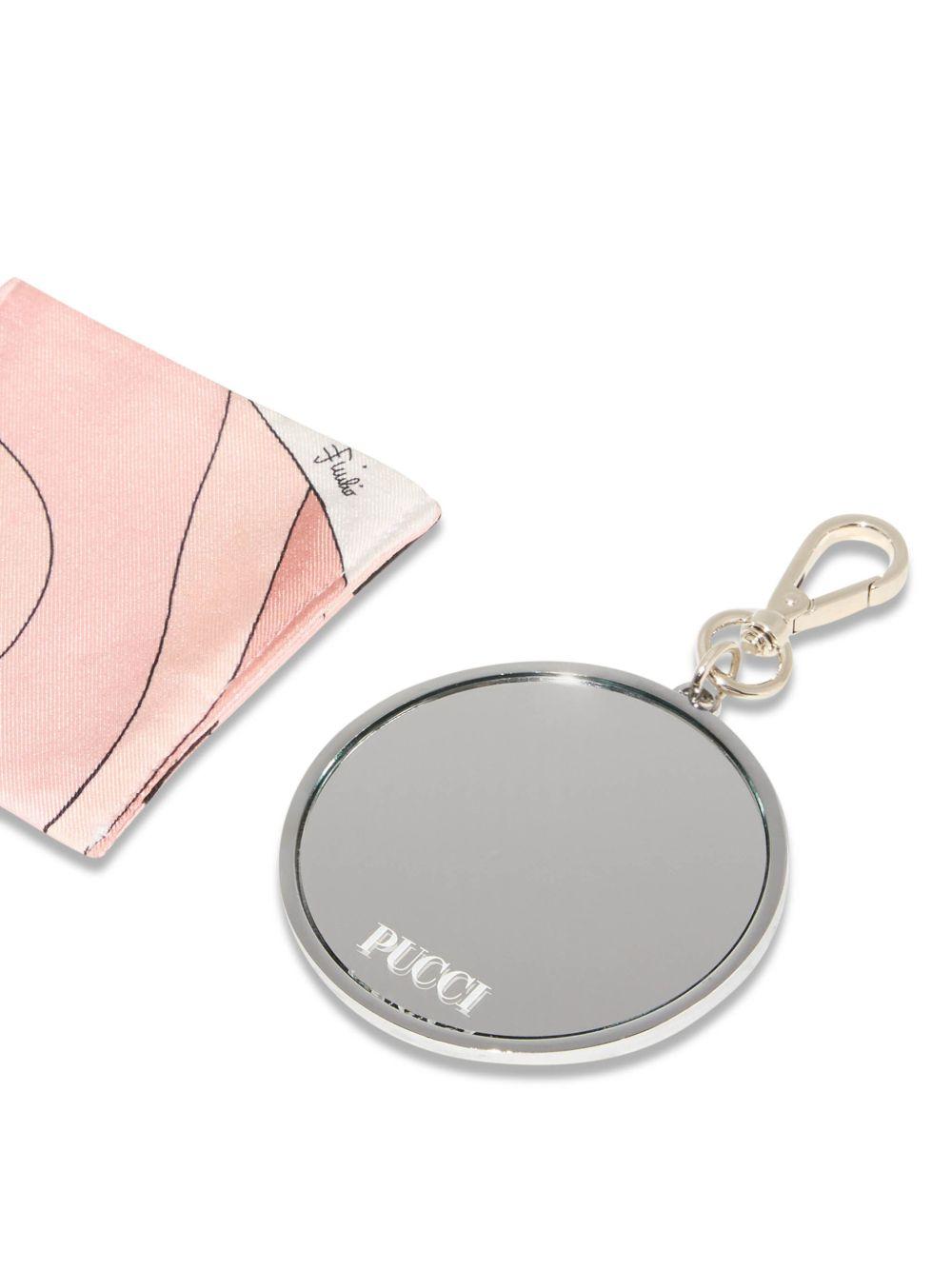 Marmo-print mirror charm Product Image