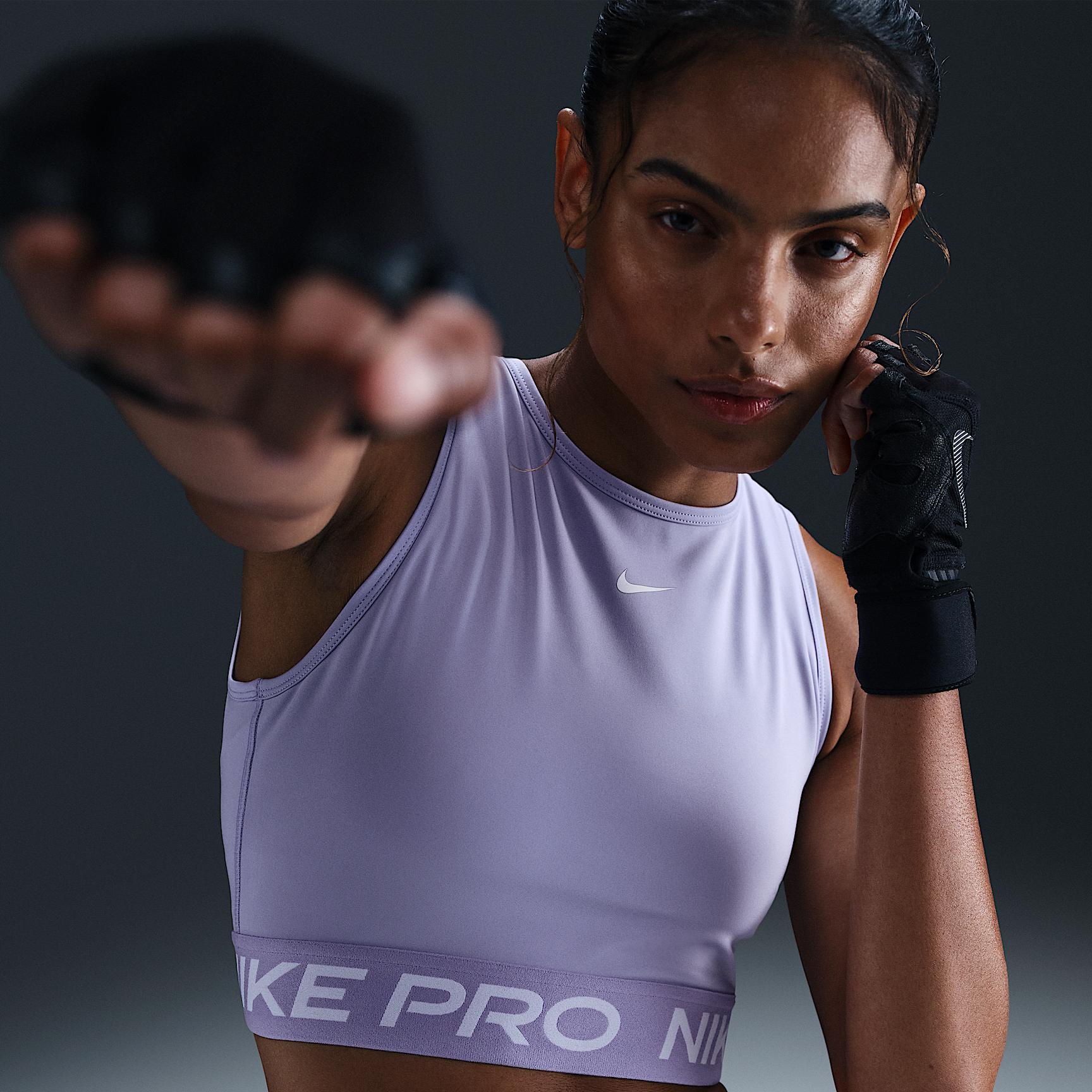 Womens Nike Pro Dri-FIT Crop Tank Top Product Image