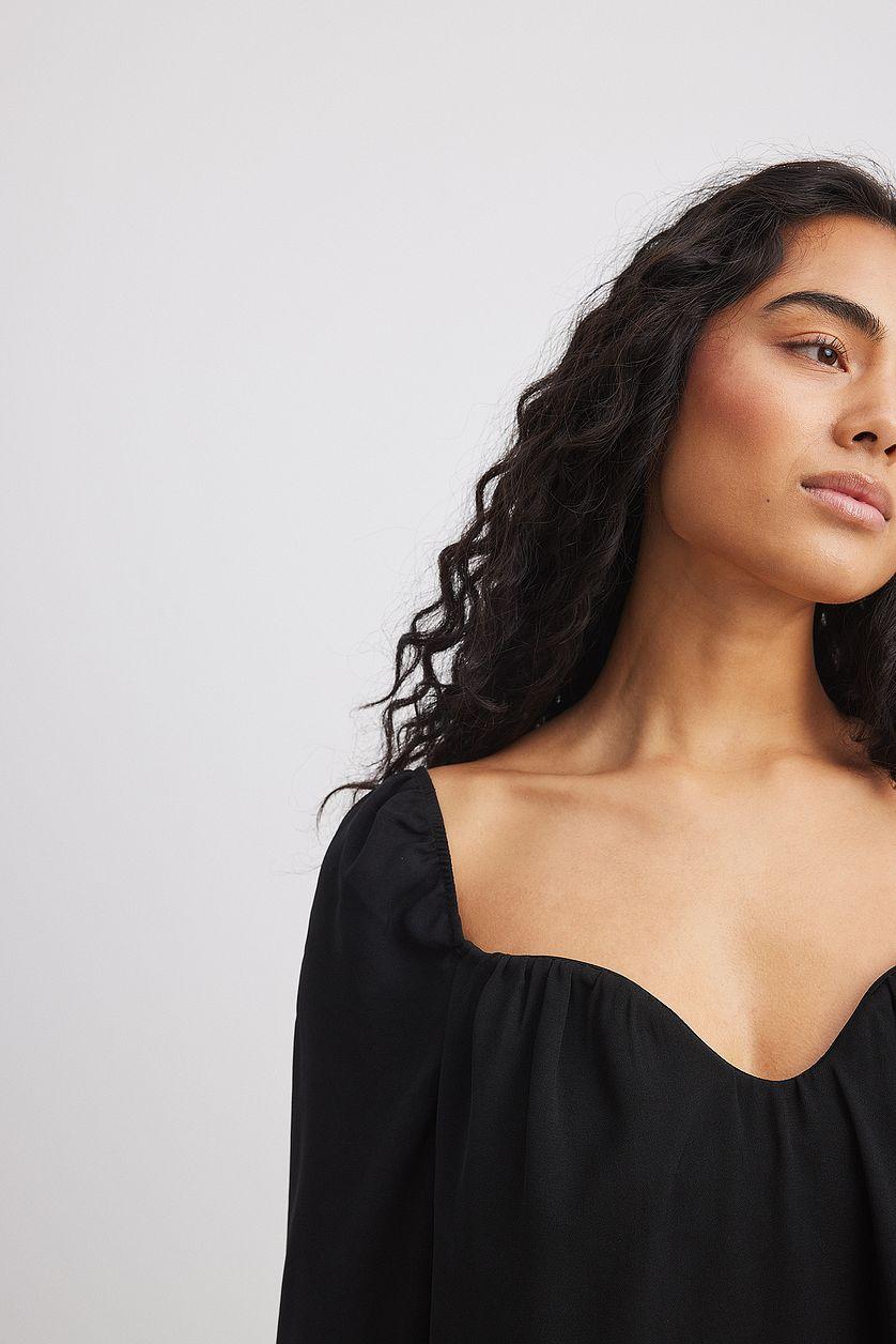 Sweetheart Neckline Mini Dress Product Image